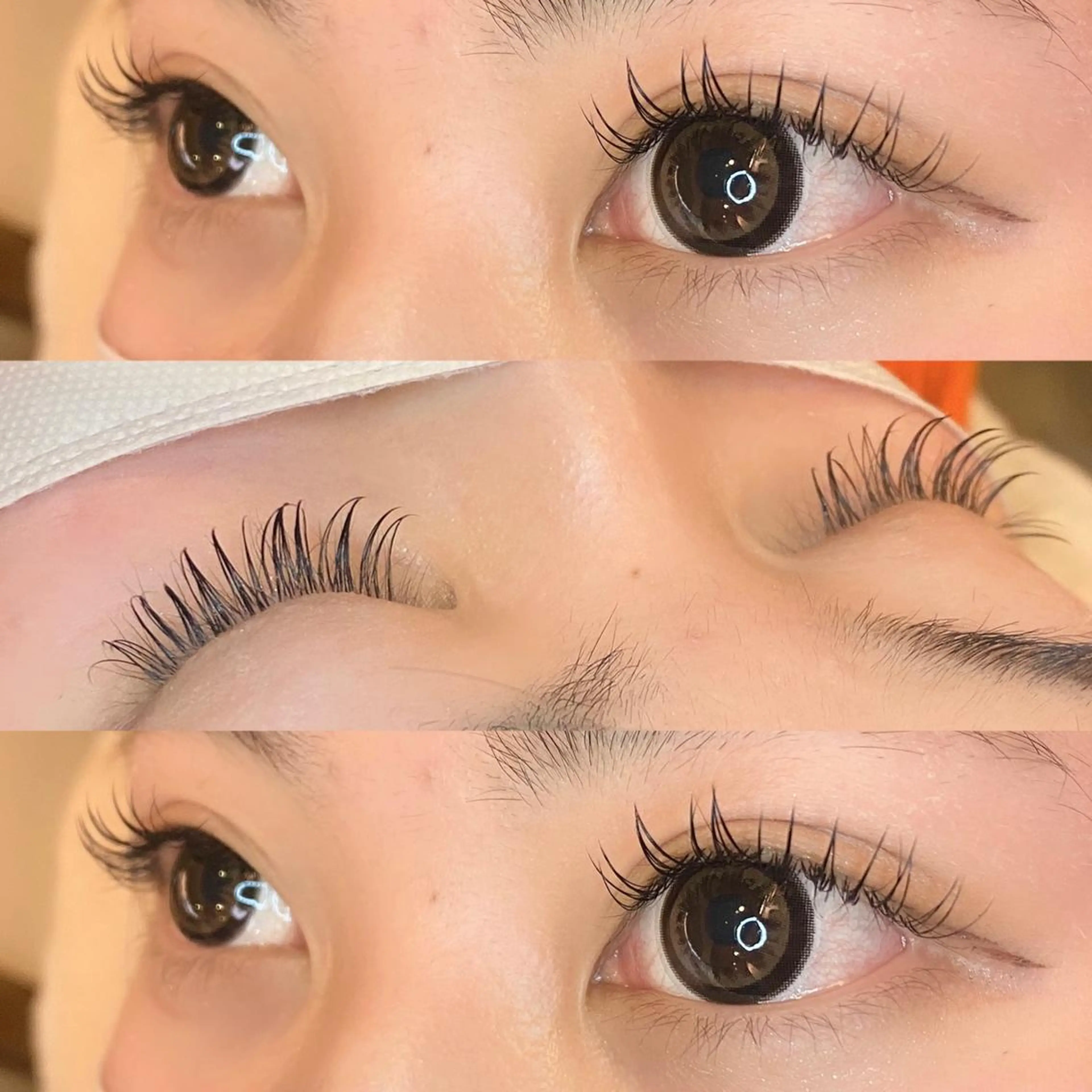 マツエク・マツパ Dカール フラットラッシュ miiia lashのマツエク・マツパデザイン