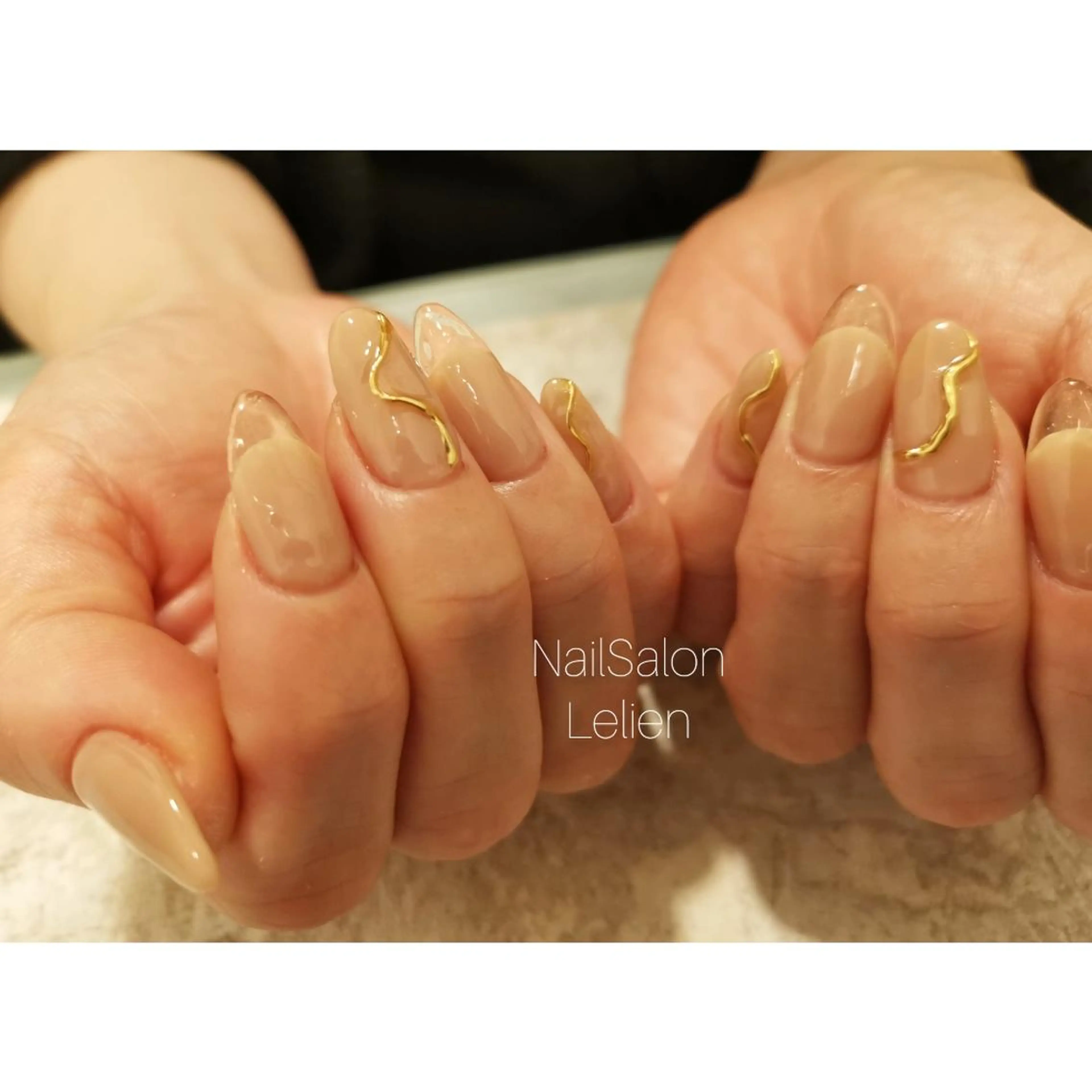 ネイル クリアネイル ミラーネイル ネイルサロン Lelienルリエのネイルデザイン