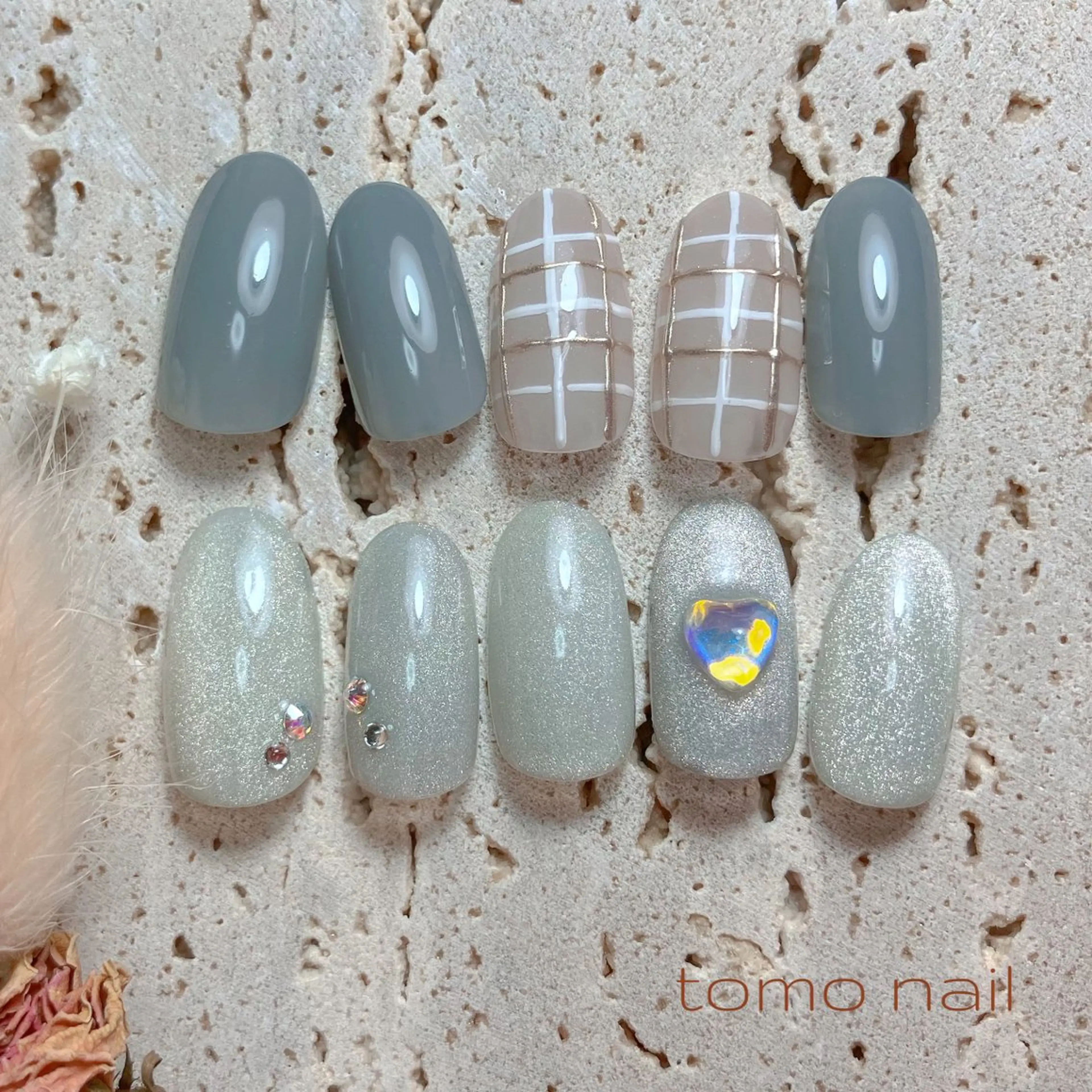 ネイル 氷ネイル・うるうるネイル ハンドネイル nail salon tomoのネイルデザイン
