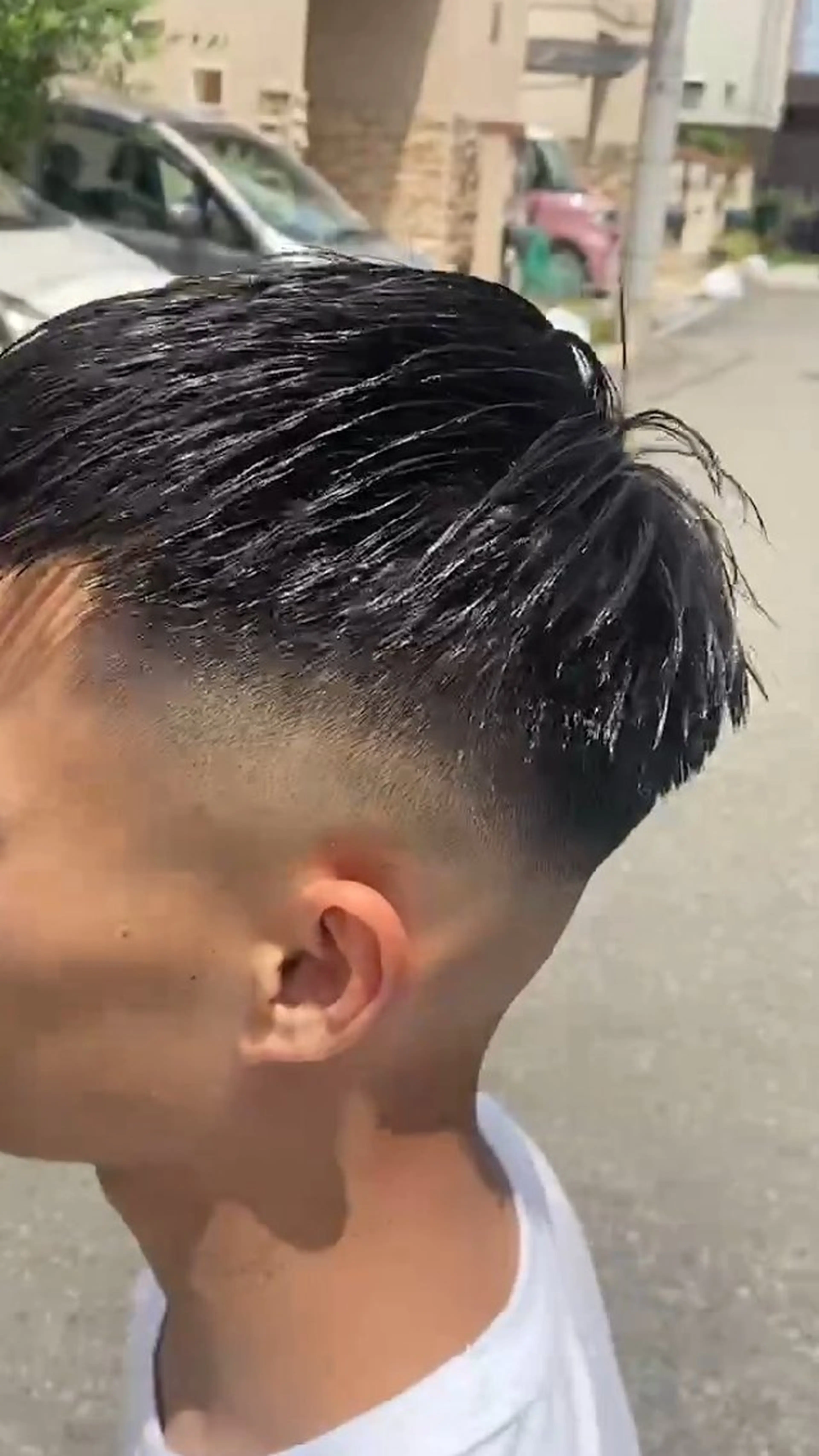 メンズ フェードカット 相川 三津江のヘアスタイル