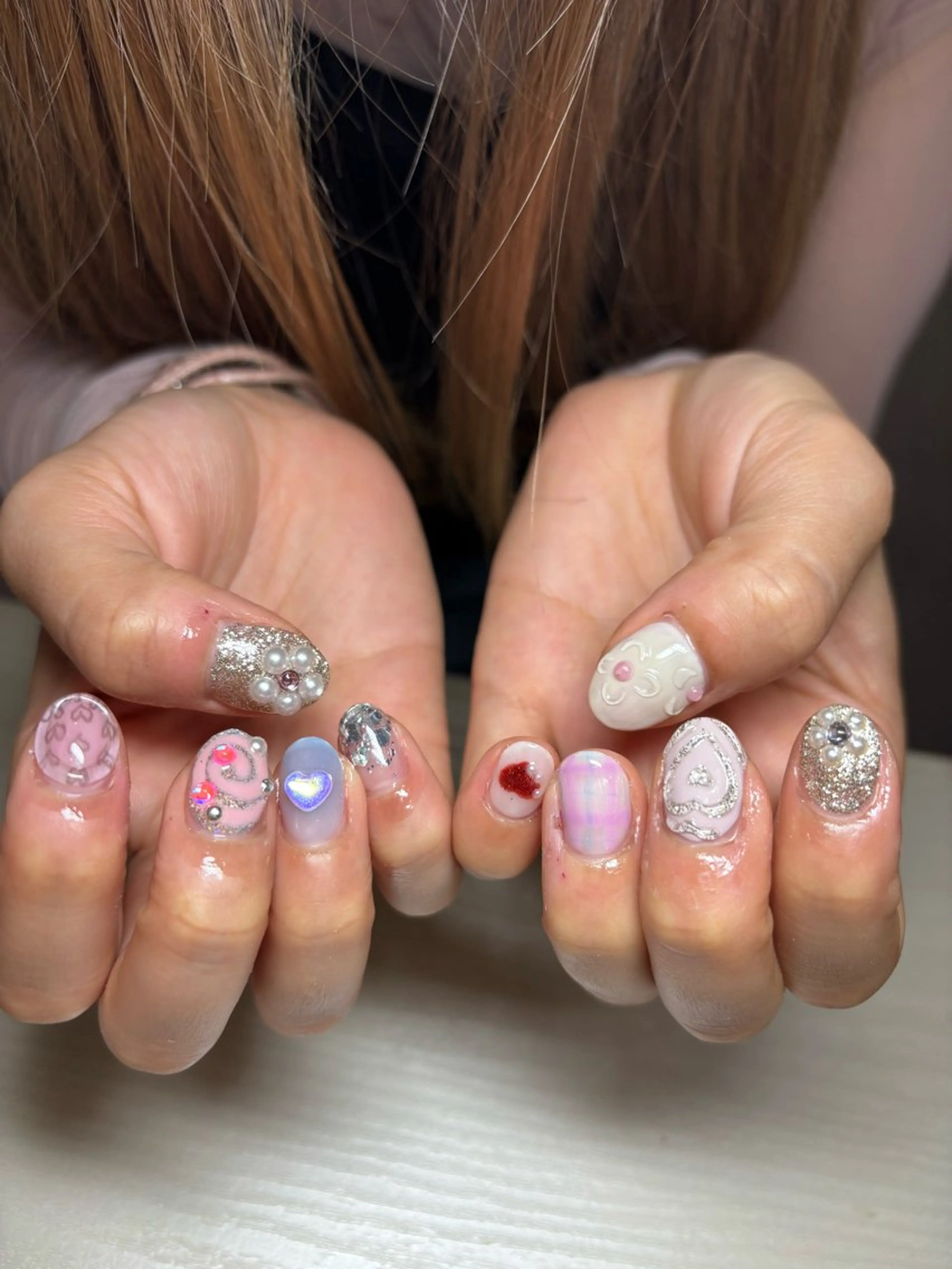 ネイル I P'ink nail salon所属・I pinknail 韓国風·持ち込み専門のネイルデザイン