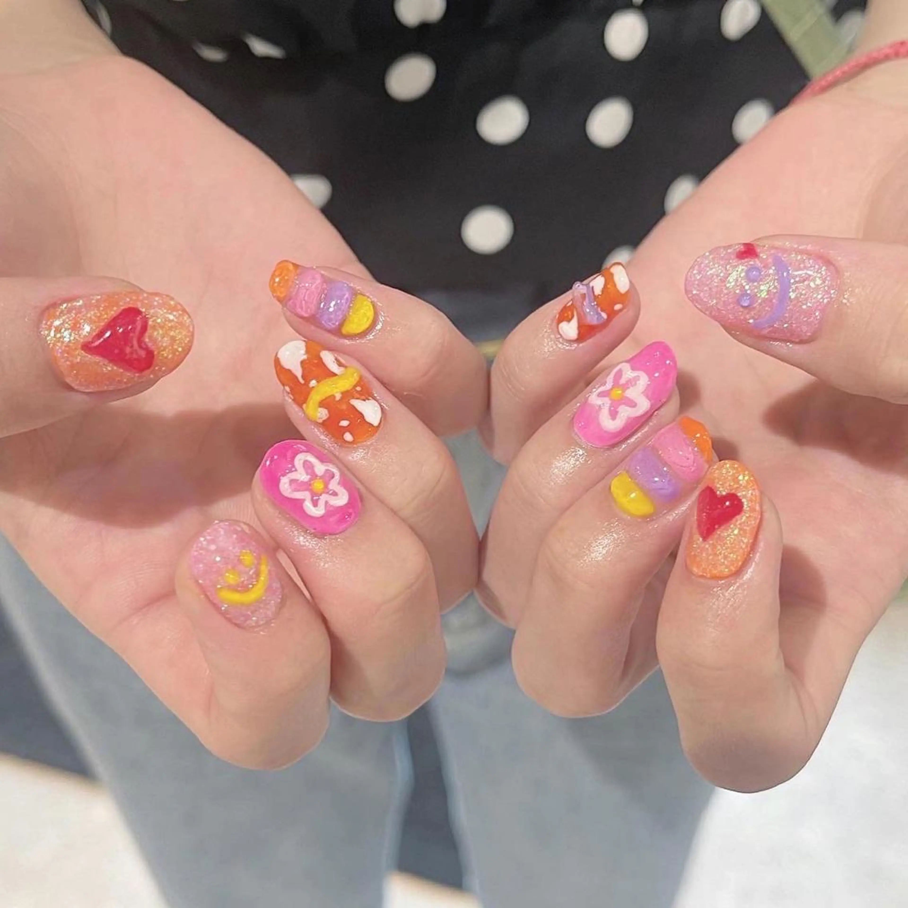 ネイル ラメ(グリッター) ano ♡のヘアスタイル