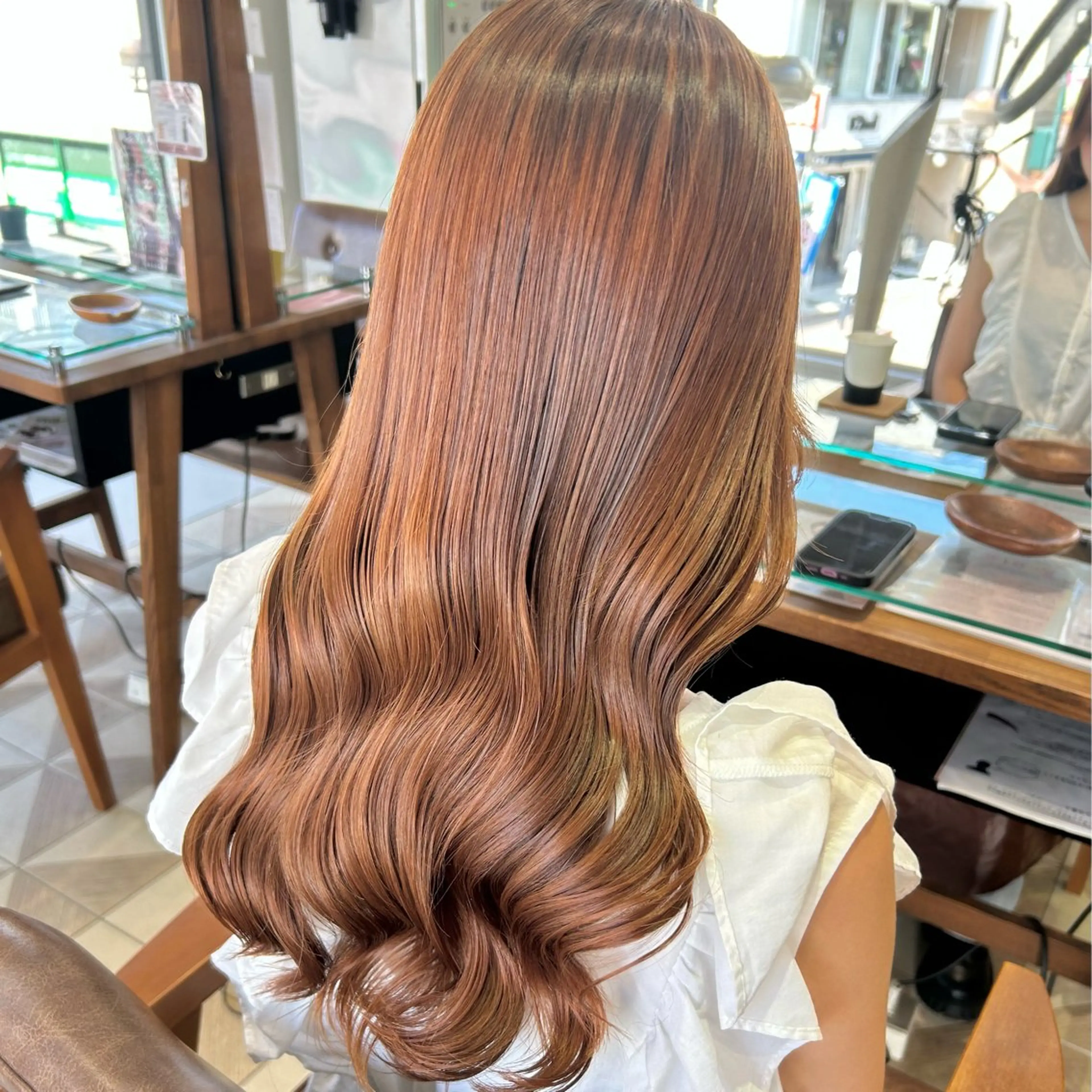 ロング カラー ヘアアレンジ カット ヘアカラー 吉水 彩乃 /ボブ/艶感カラーのヘアスタイル