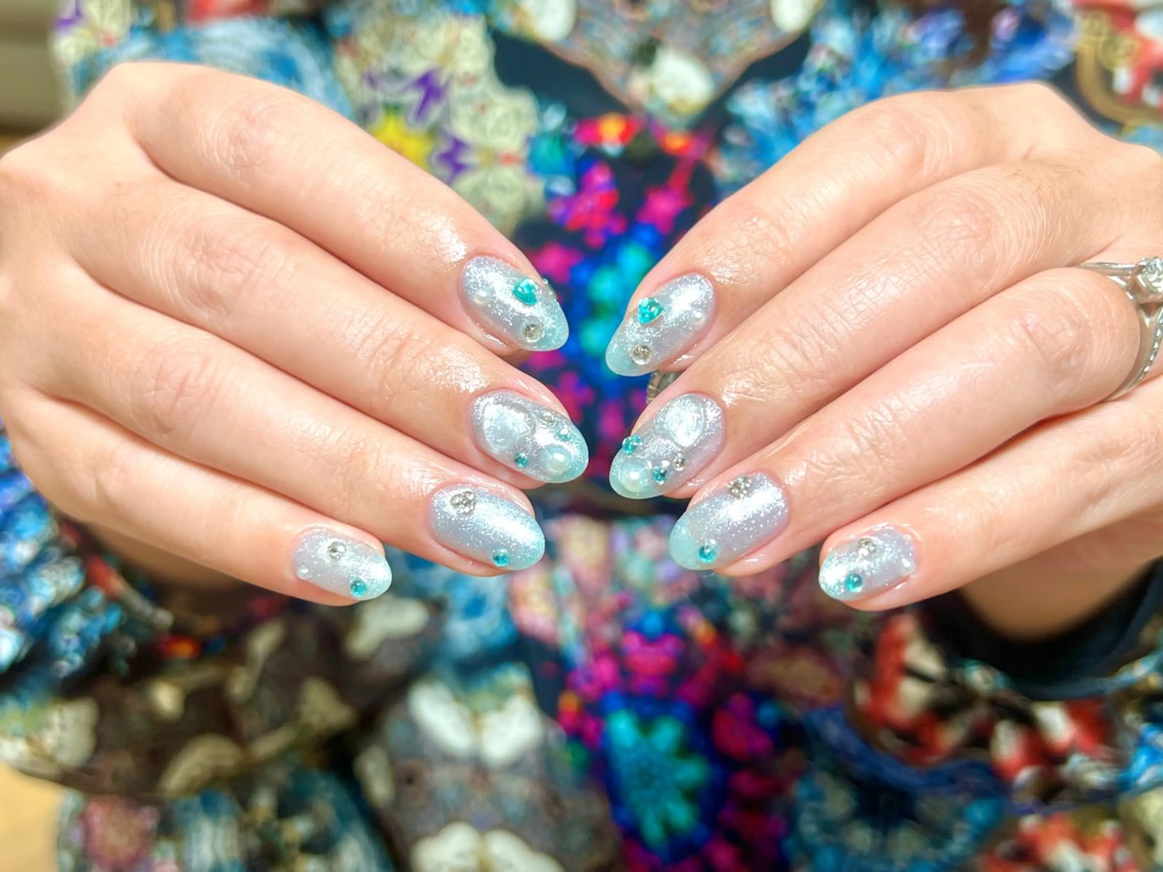 ネイル 長さ出し ジェルネイル 持ち込み ワンホンネイル ハンドネイル Painty nailのネイルデザイン