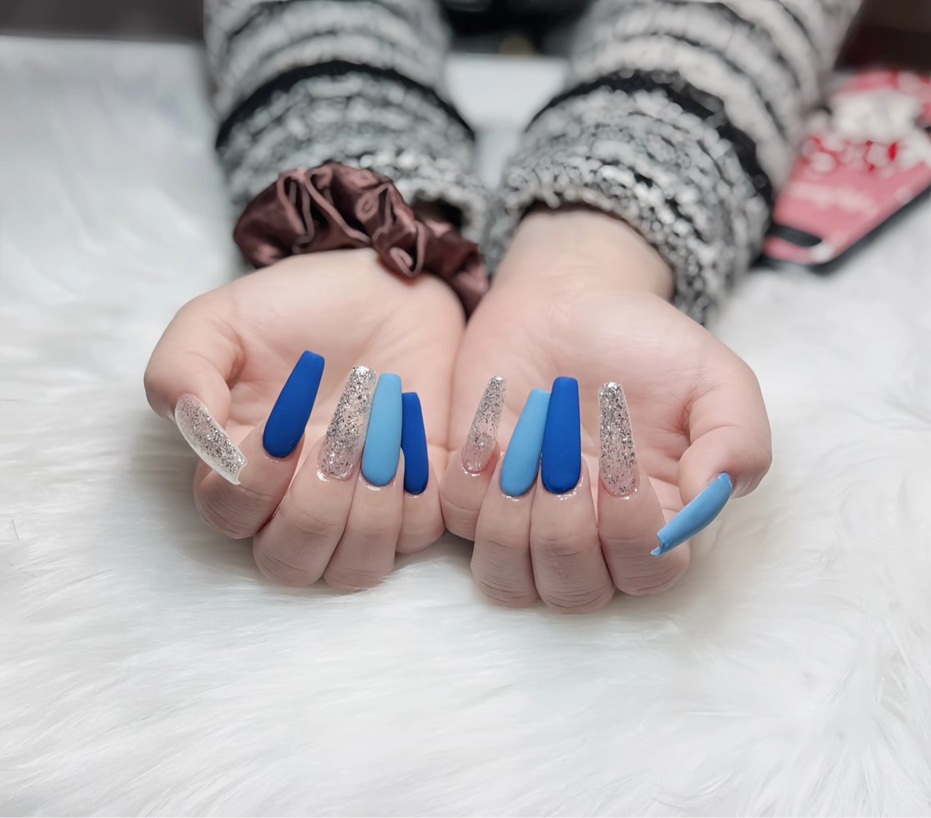 ネイル オーロラネイル チークネイル フットネイル フレンチネイル ジェルネイル Nichi Nails❤️のネイルデザイン