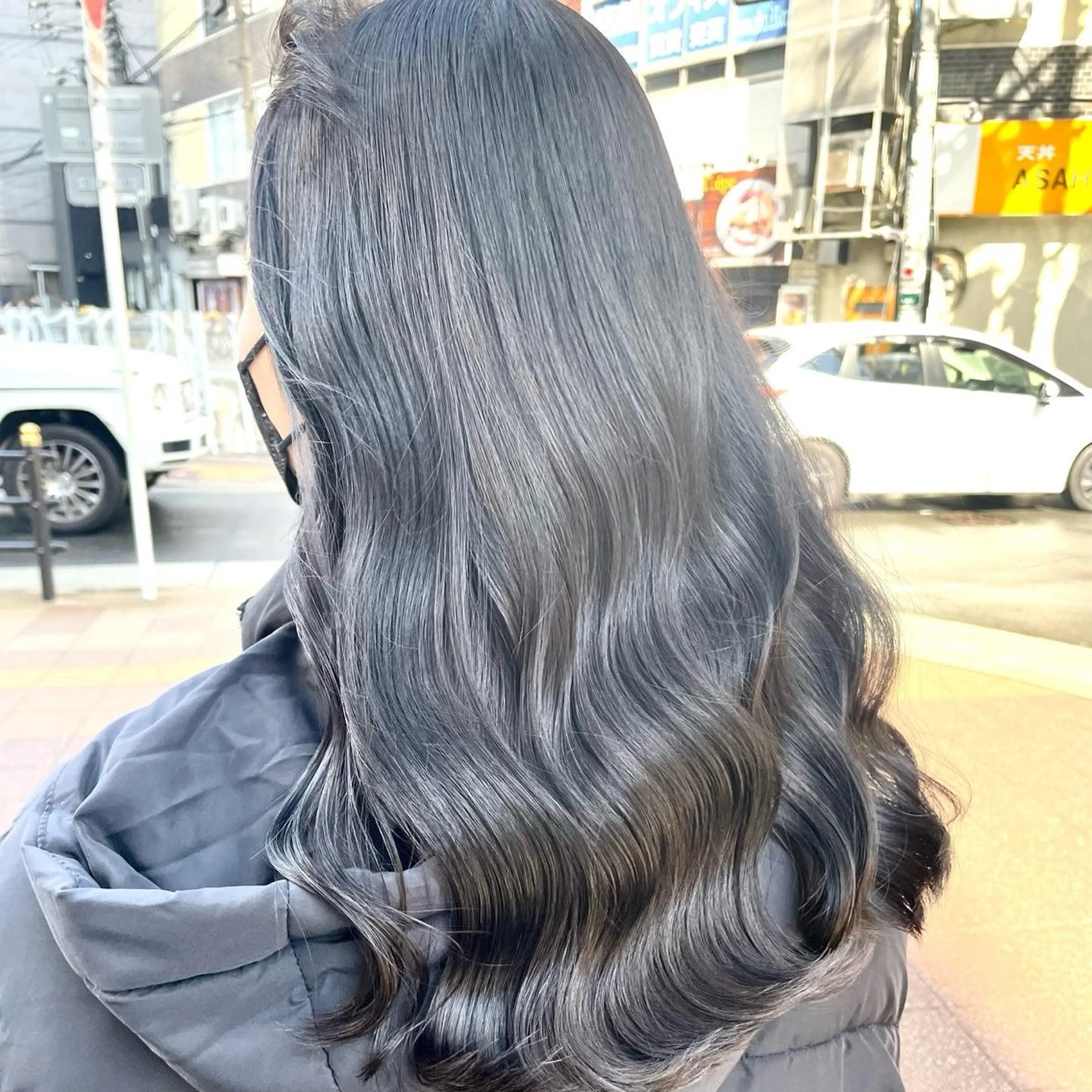ロング カラー ヘアカラー トリートメント 肌に馴染む暗髪 梅田・増田のヘアスタイル