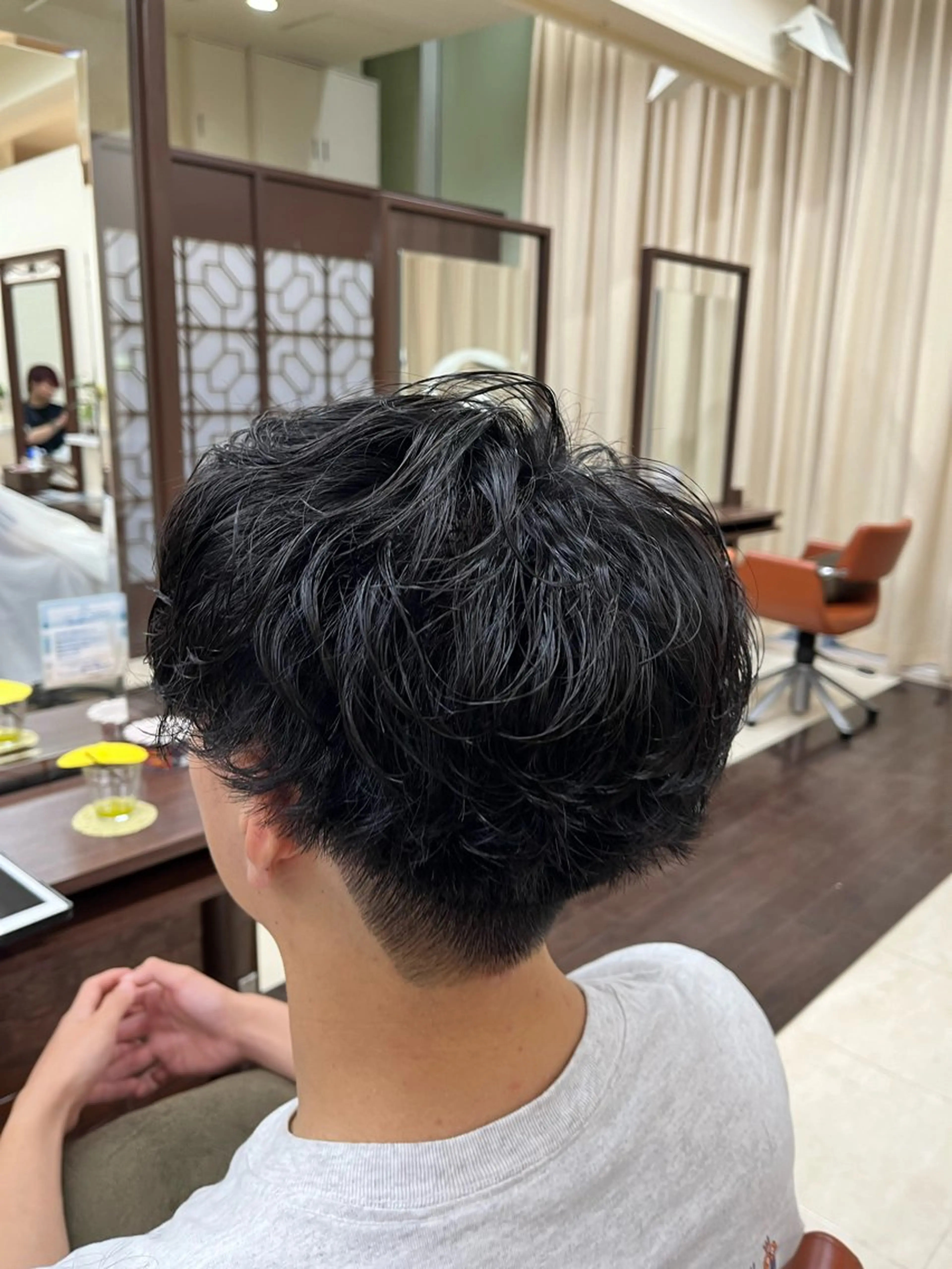 ショート パーマ メンズ マッシュ メンズパーマ 刈り上げ 🧊メンズ特化🧊 高木航希のヘアスタイル