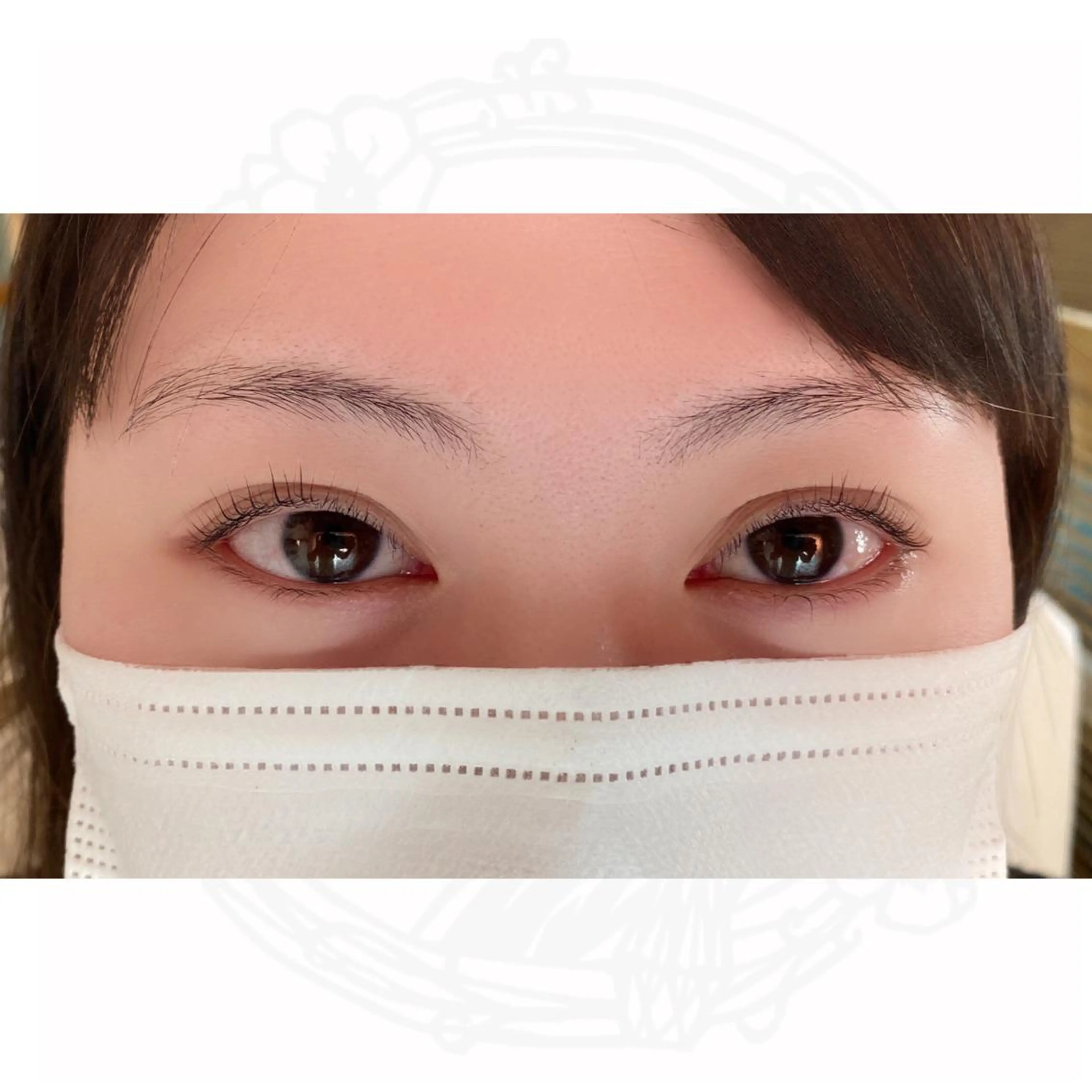 マツエク・マツパ まつげパーマ 下まつげエクステ 一重×まつ毛パーマ マツエク ミィのマツエク・マツパデザイン