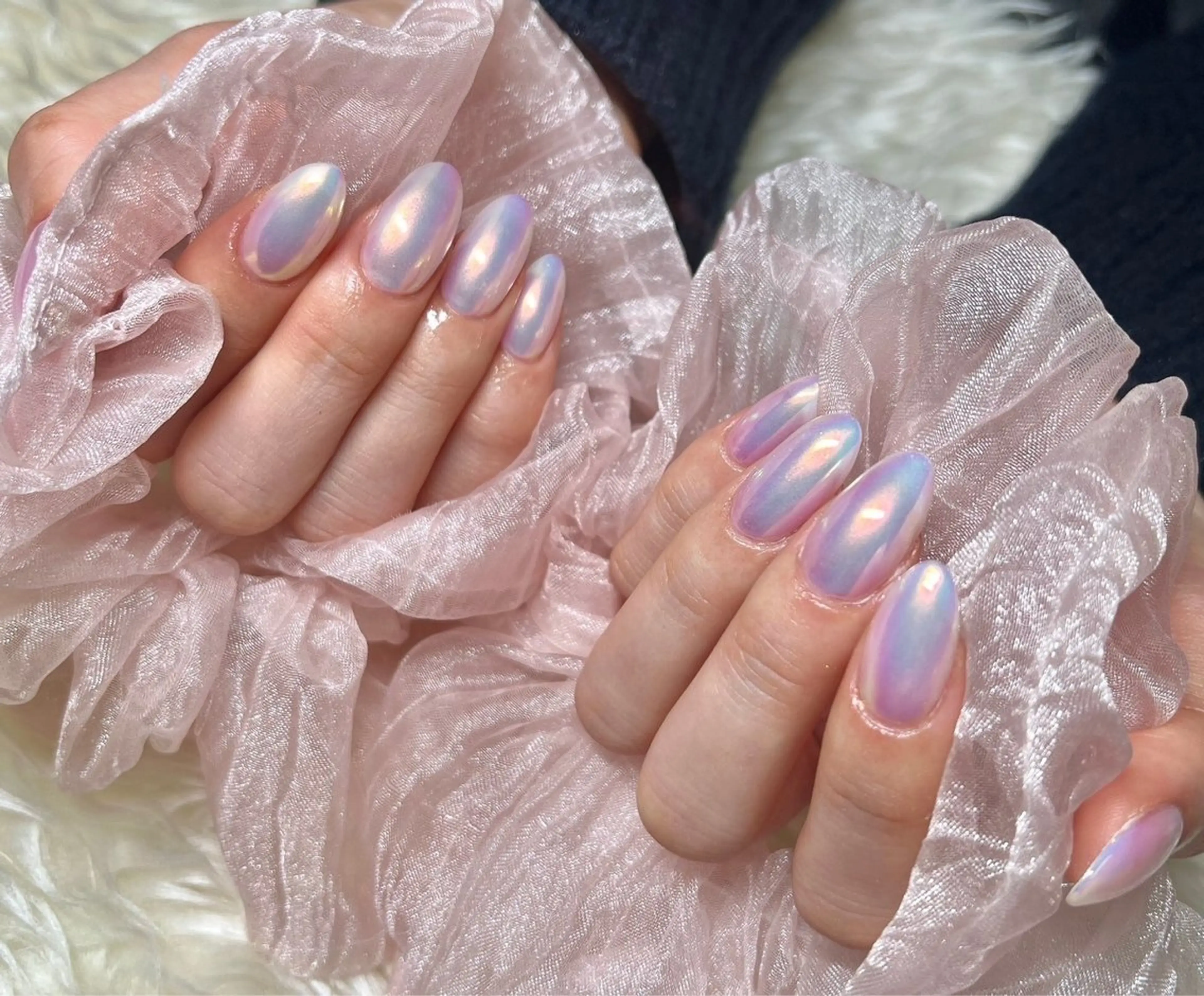 ネイル 成人式 長さ出し フレンチネイル ジェルネイル グラデーション ハンドネイル Nail&eye Belire 新宿のネイルデザイン