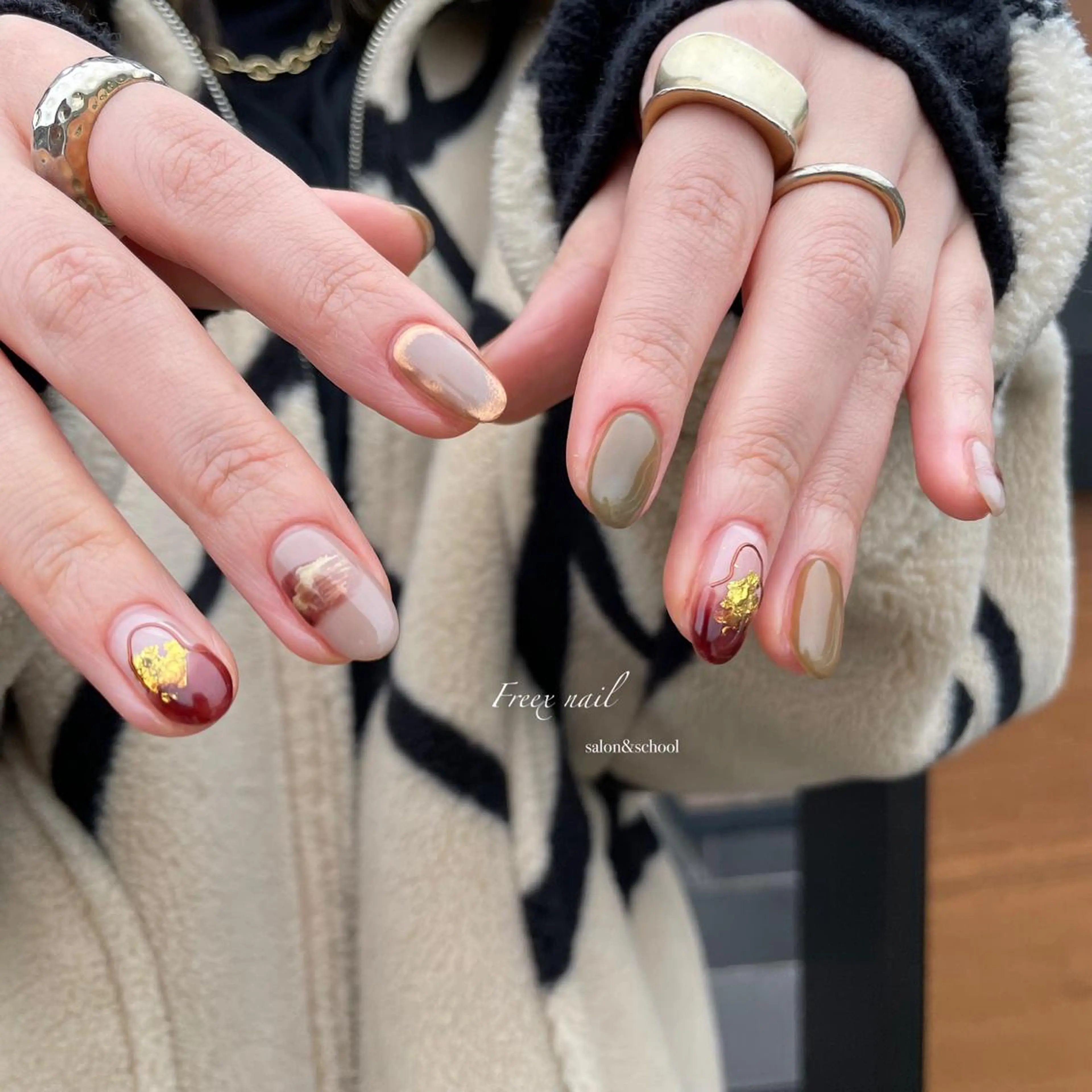 ネイル ニュアンスネイル ハンドネイル ハンドケア freex nail /ニュアンス/個性派のネイルデザイン