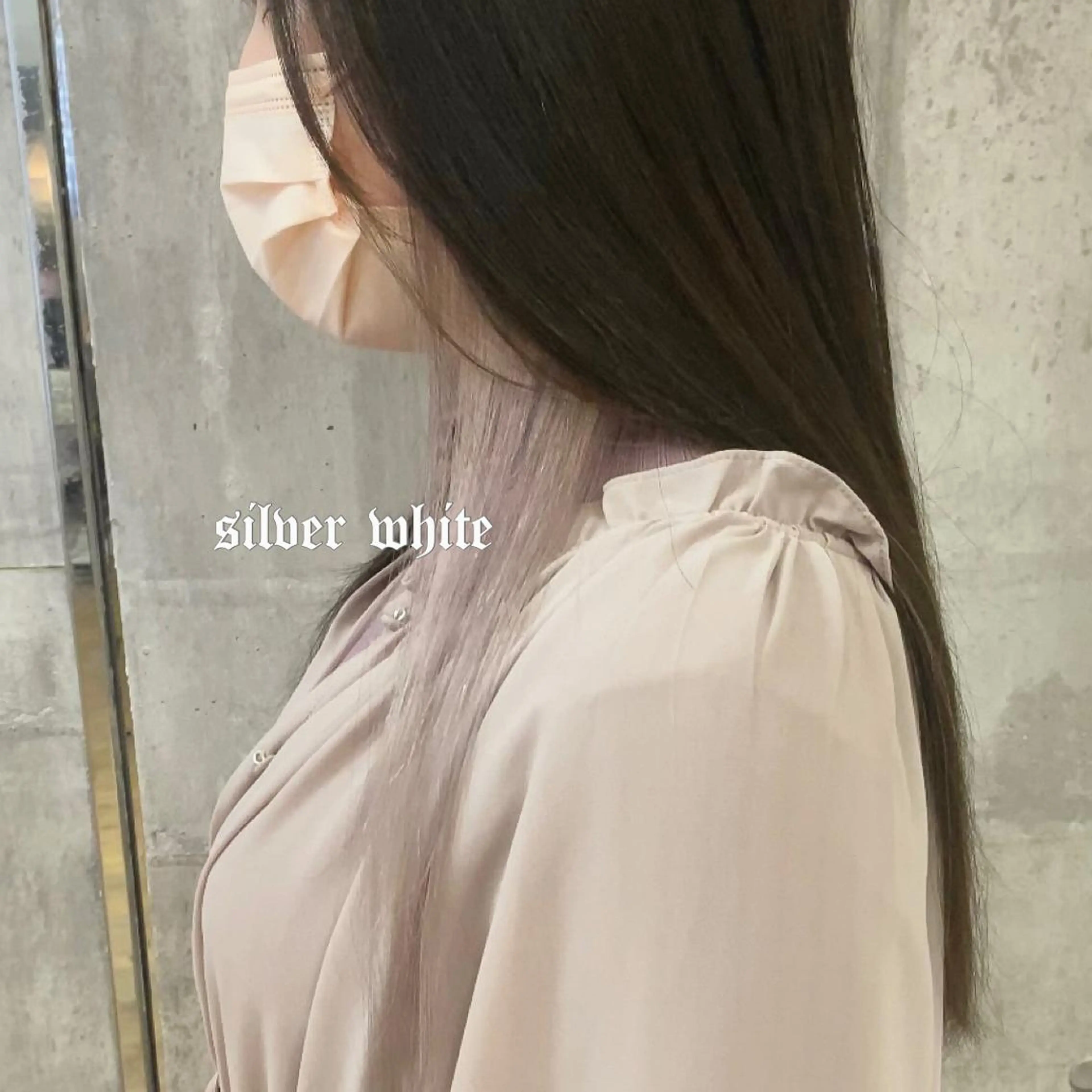 ミディアム カラー ブリーチ カット ヘアカラー トリートメント 田室 和幸のヘアスタイル