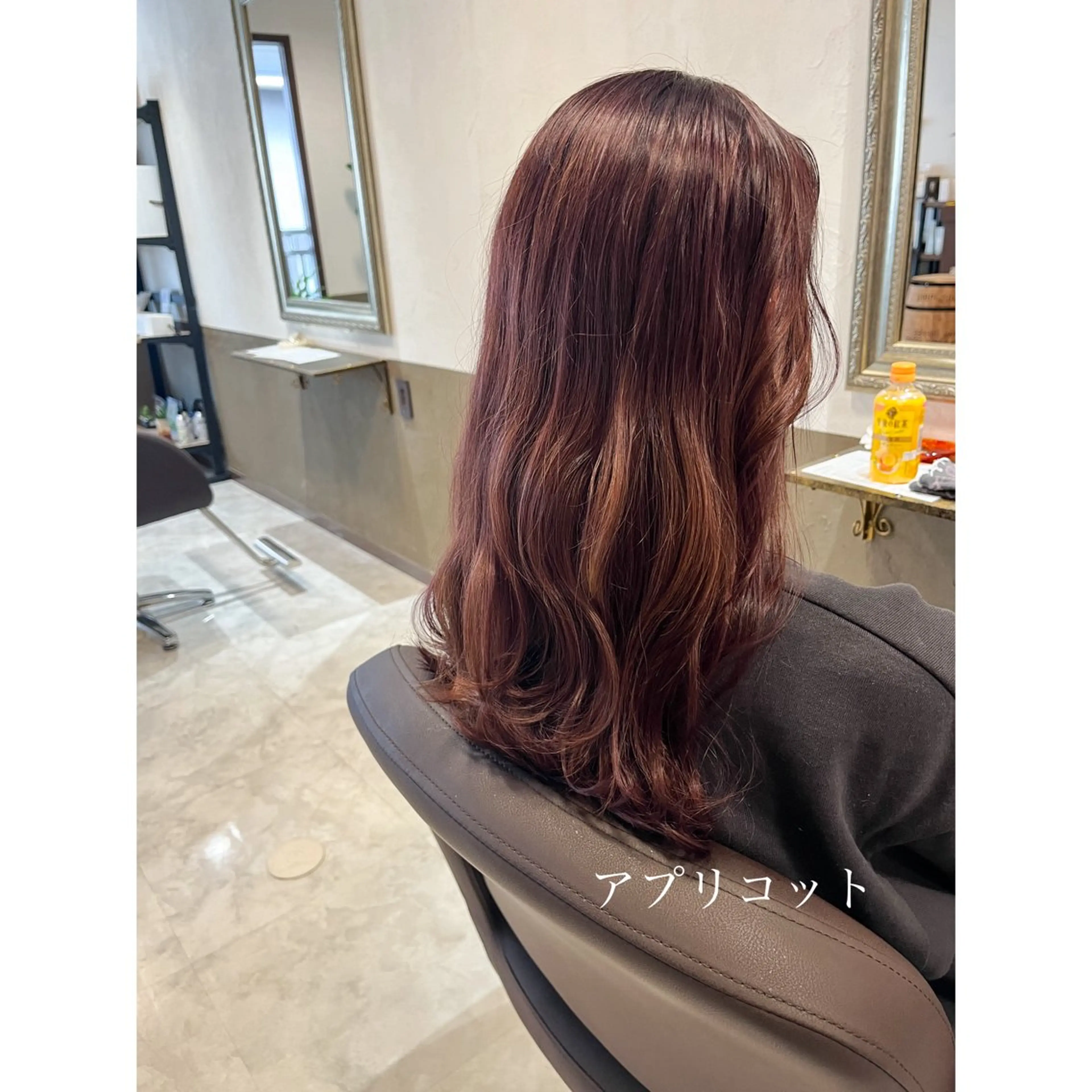 セミロング カラー 坂井田 浩樹のヘアスタイル