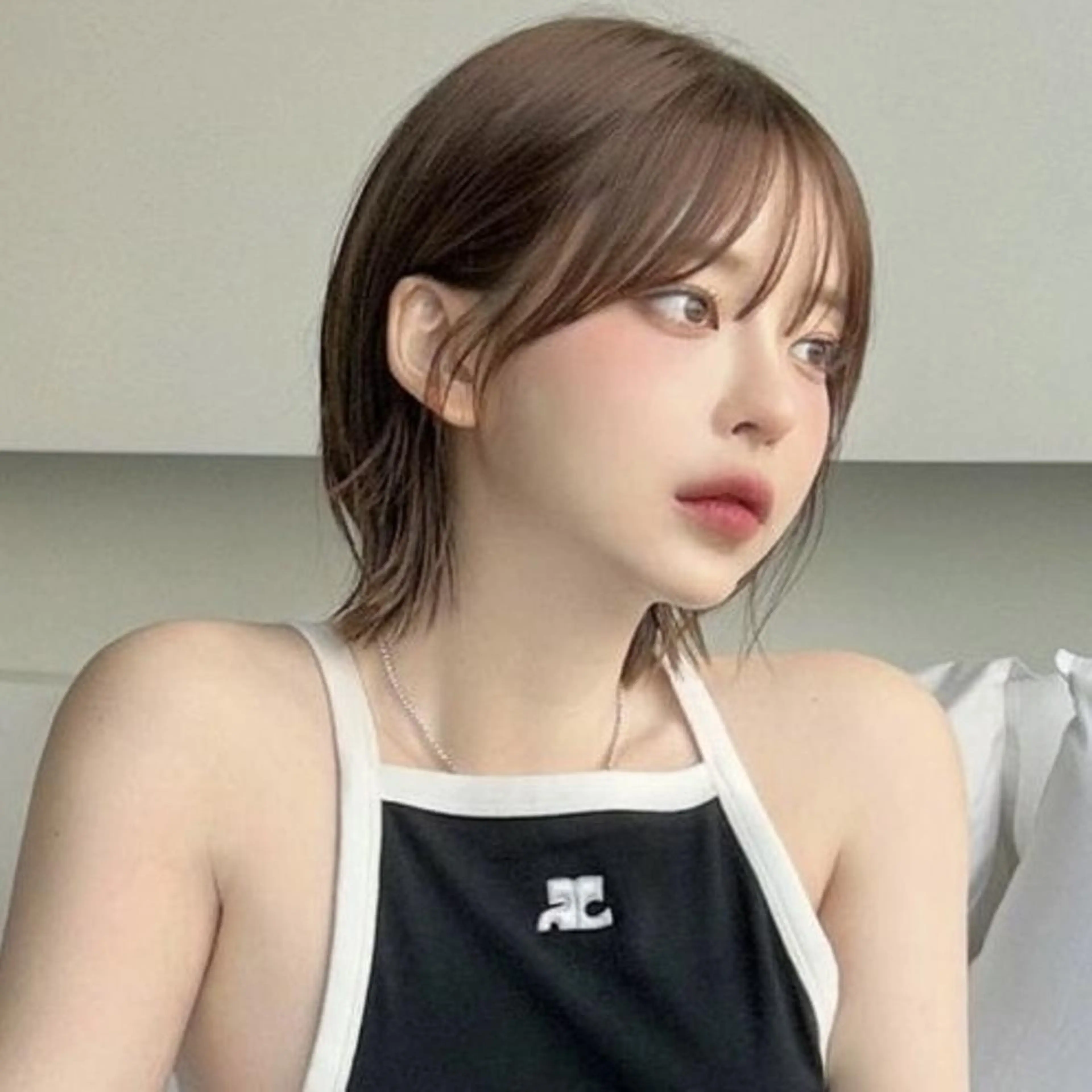 ショート カラー カット ヘアカラー トリートメント 縮毛矯正/ハイトーン /パーマ/せき🧸のヘアスタイル