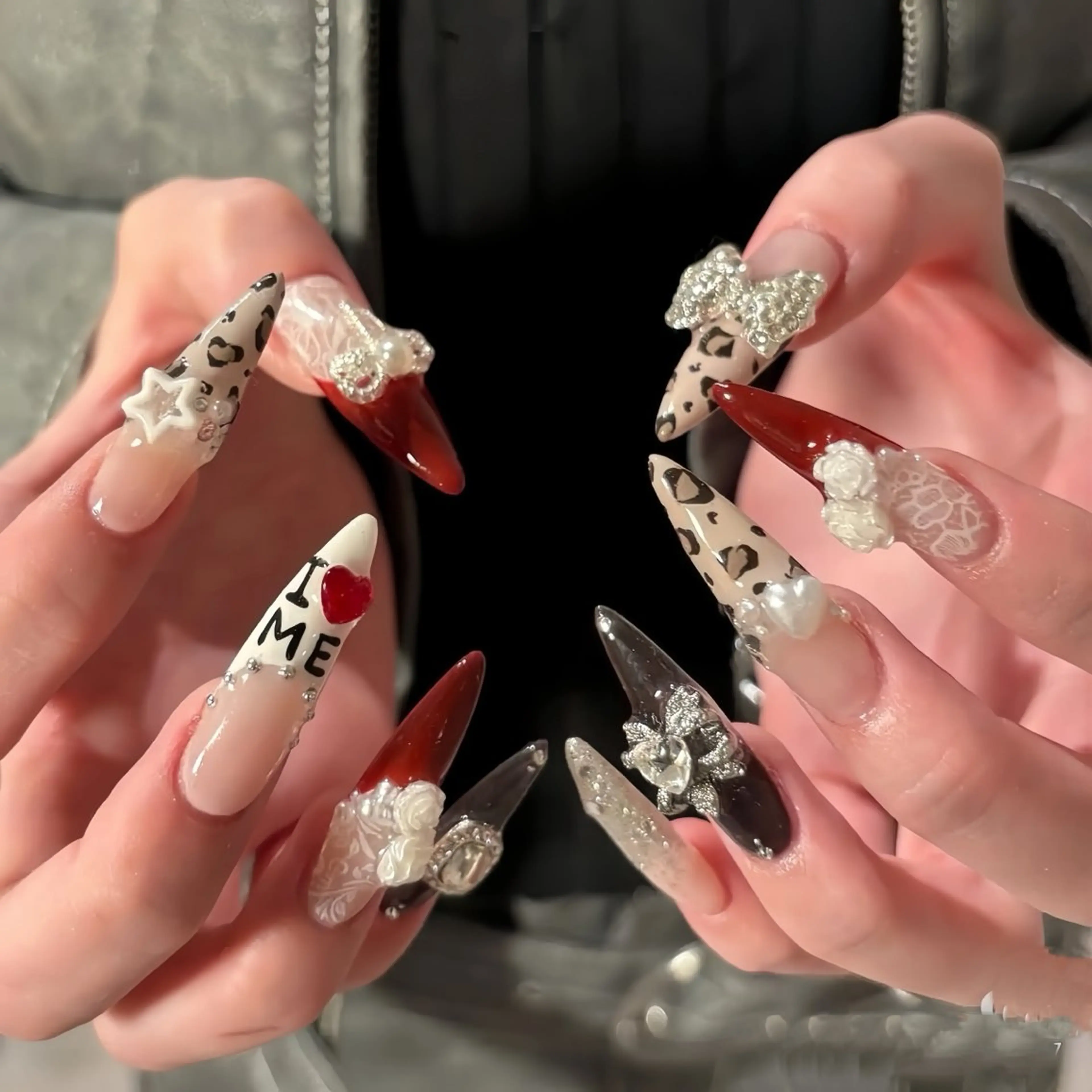 ネイル アートネイル フレンチネイル ジェルネイル 韓国ネイル ミラーネイル Rin Nail 新大久保店のネイルデザイン