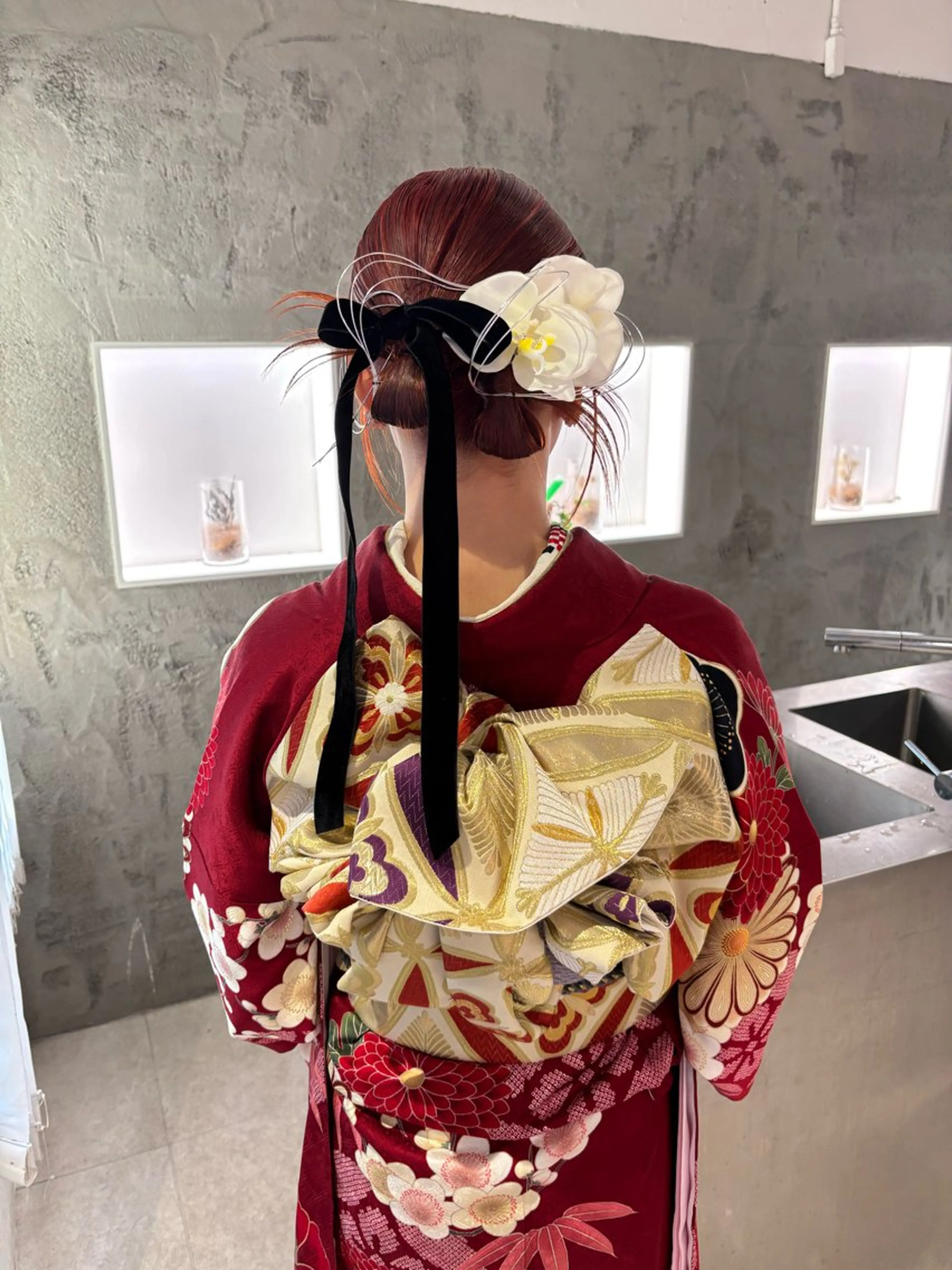 ヘアアレンジ 成人式 結婚式・ブライダル 卒業式のヘアスタイル 着付け サソウ ユリエ🥥のヘアスタイル