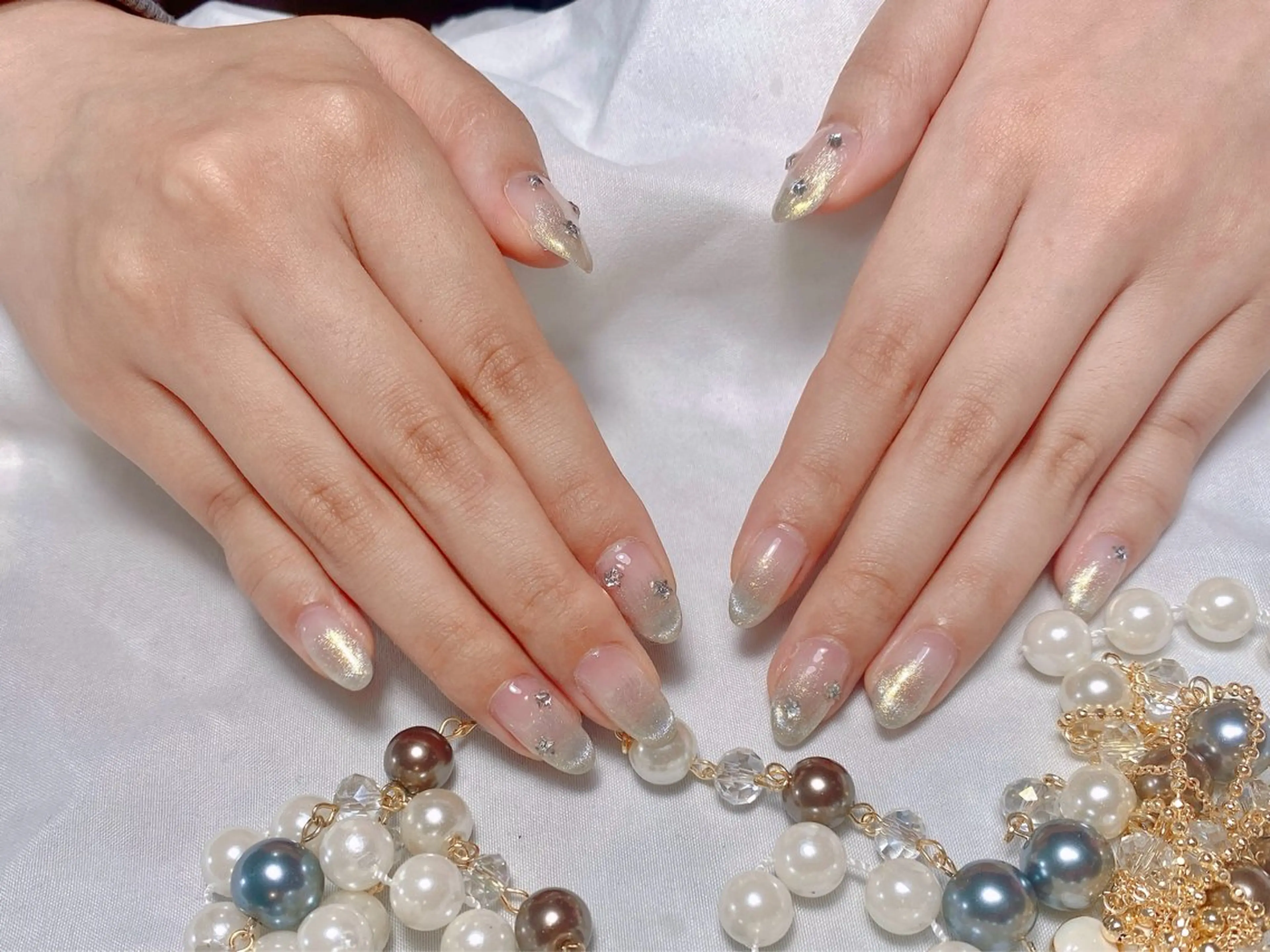 ネイル アートネイル フレンチネイル ジェルネイル グラデーション 韓国ネイル 久保田 マリコのネイルデザイン