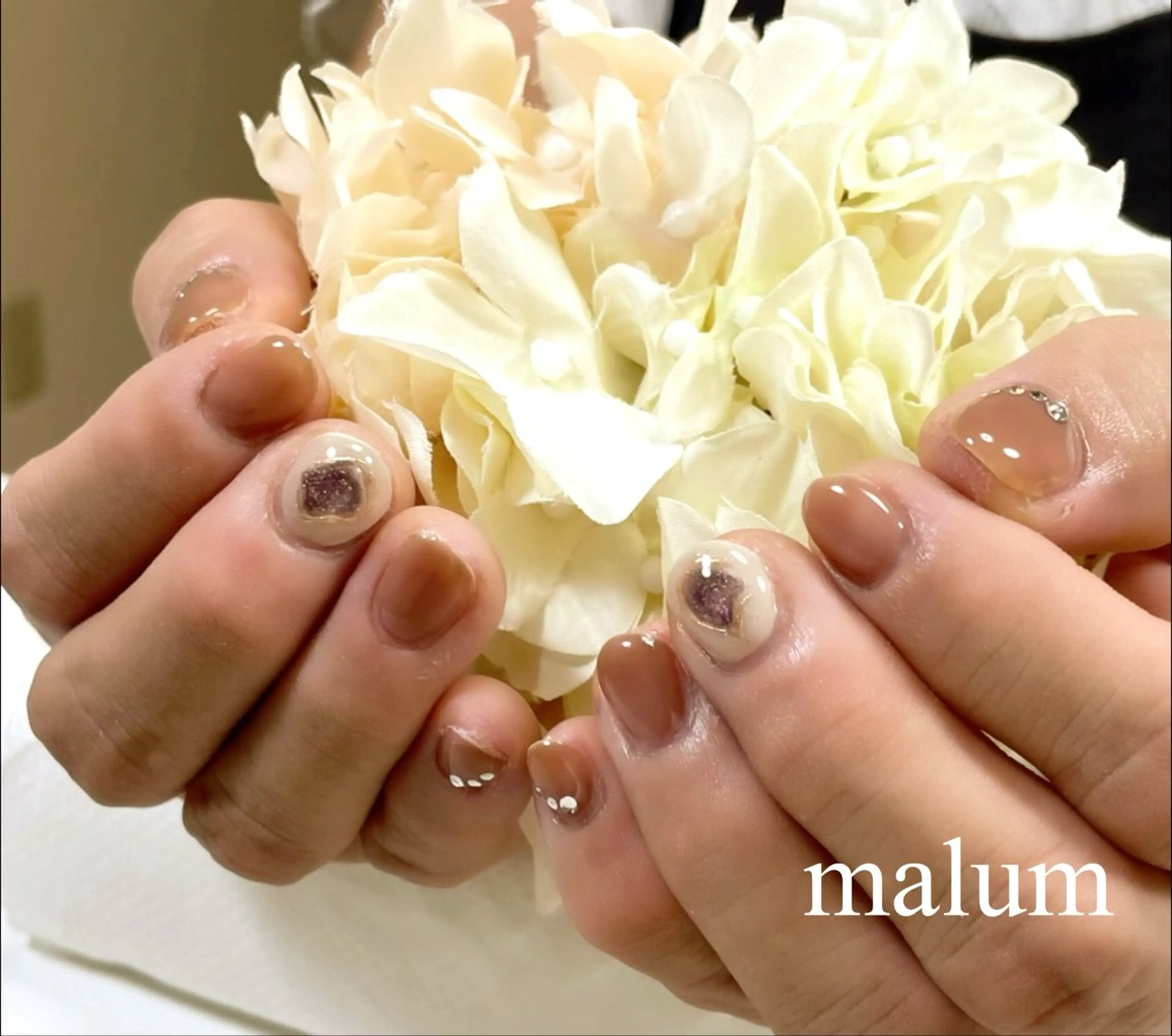 ネイル ハンドネイル malum nailのネイルデザイン