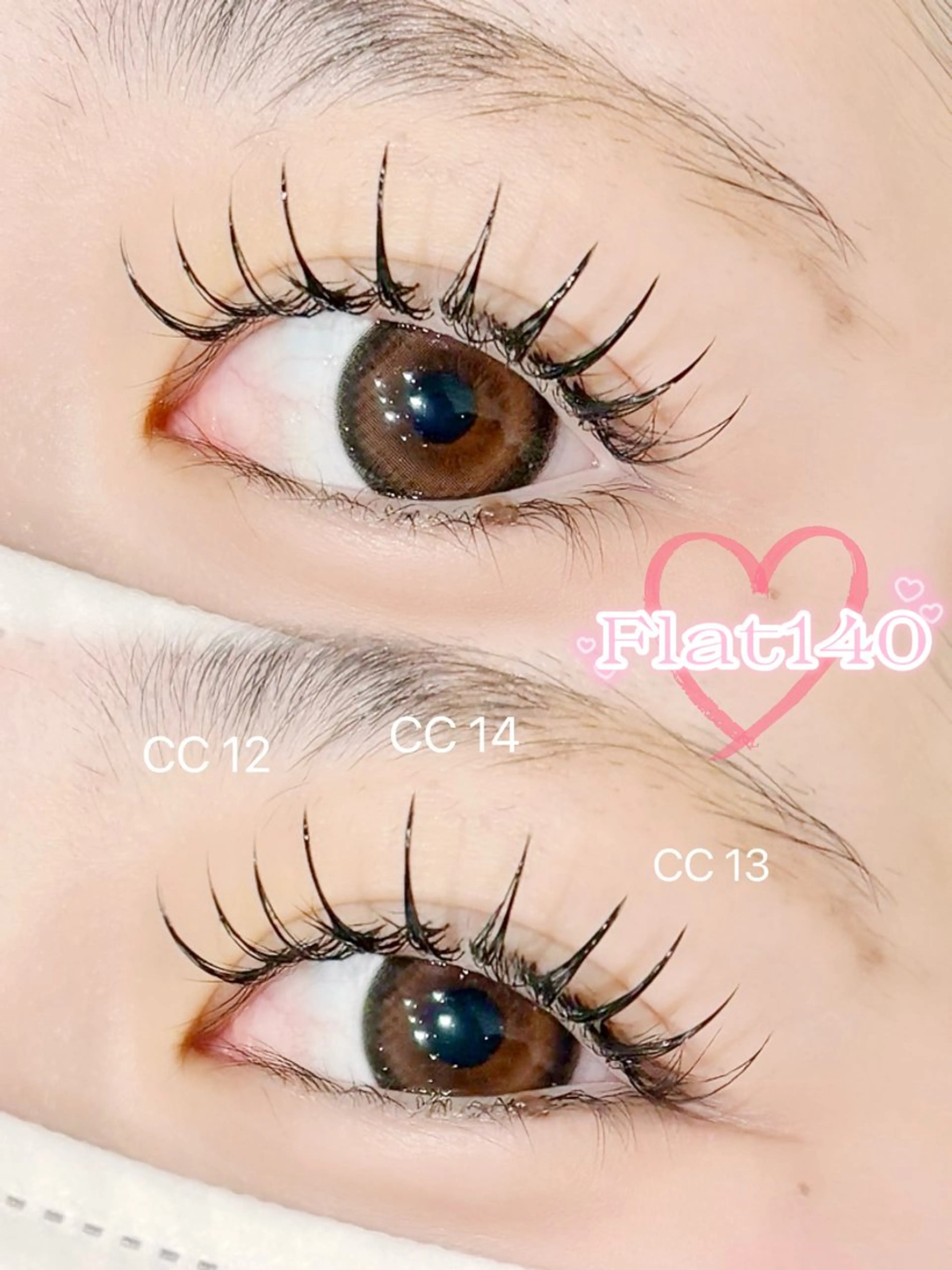 マツエク・マツパ フラットラッシュ マツエク 🎀アイドル🎀 まつ毛YUA🍒のマツエク・マツパデザイン