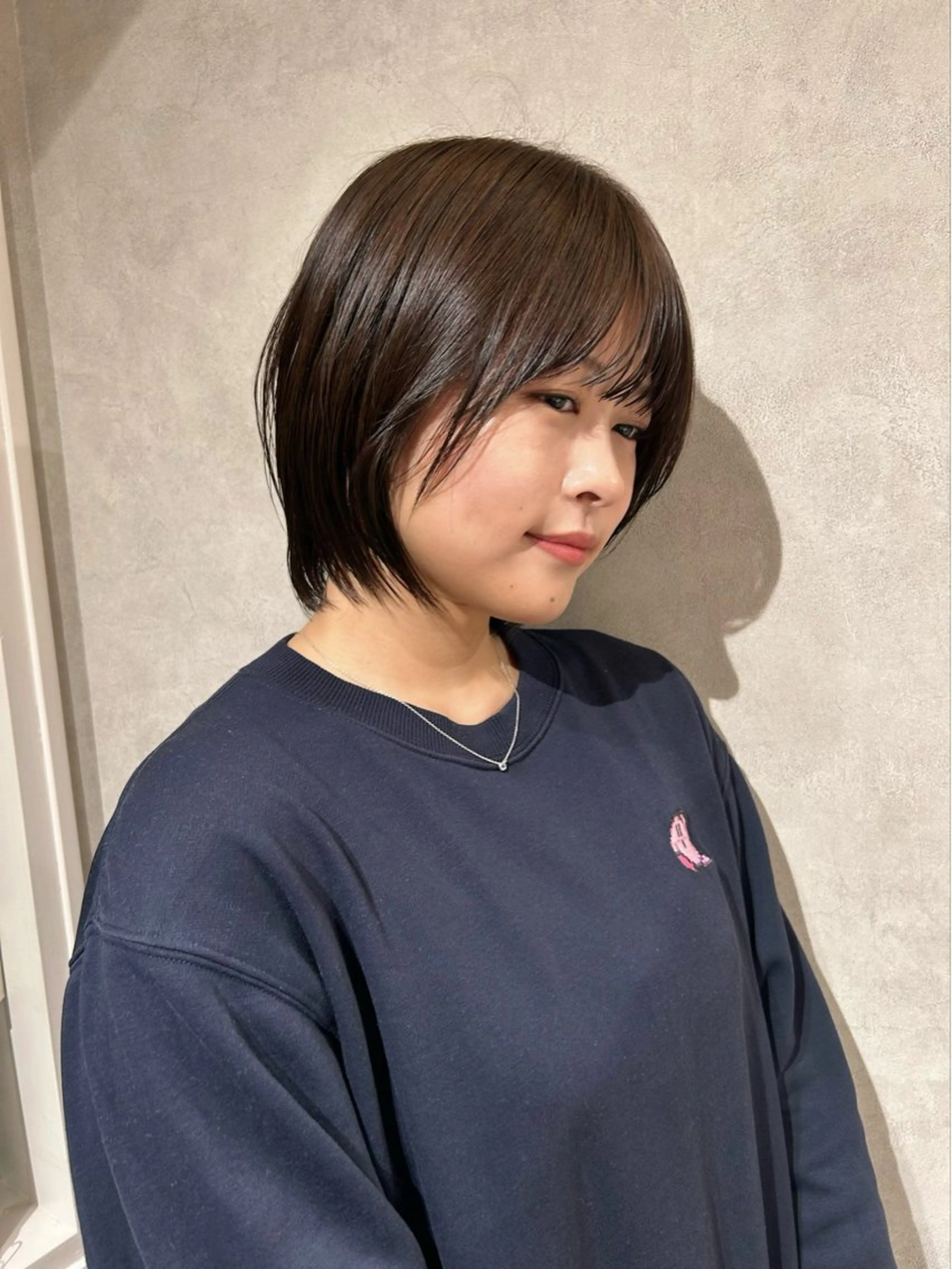 ショート カラー 透明感カラー カット ヘアカラー トリートメント ayano/パーマ/ 暖色カラーのヘアスタイル