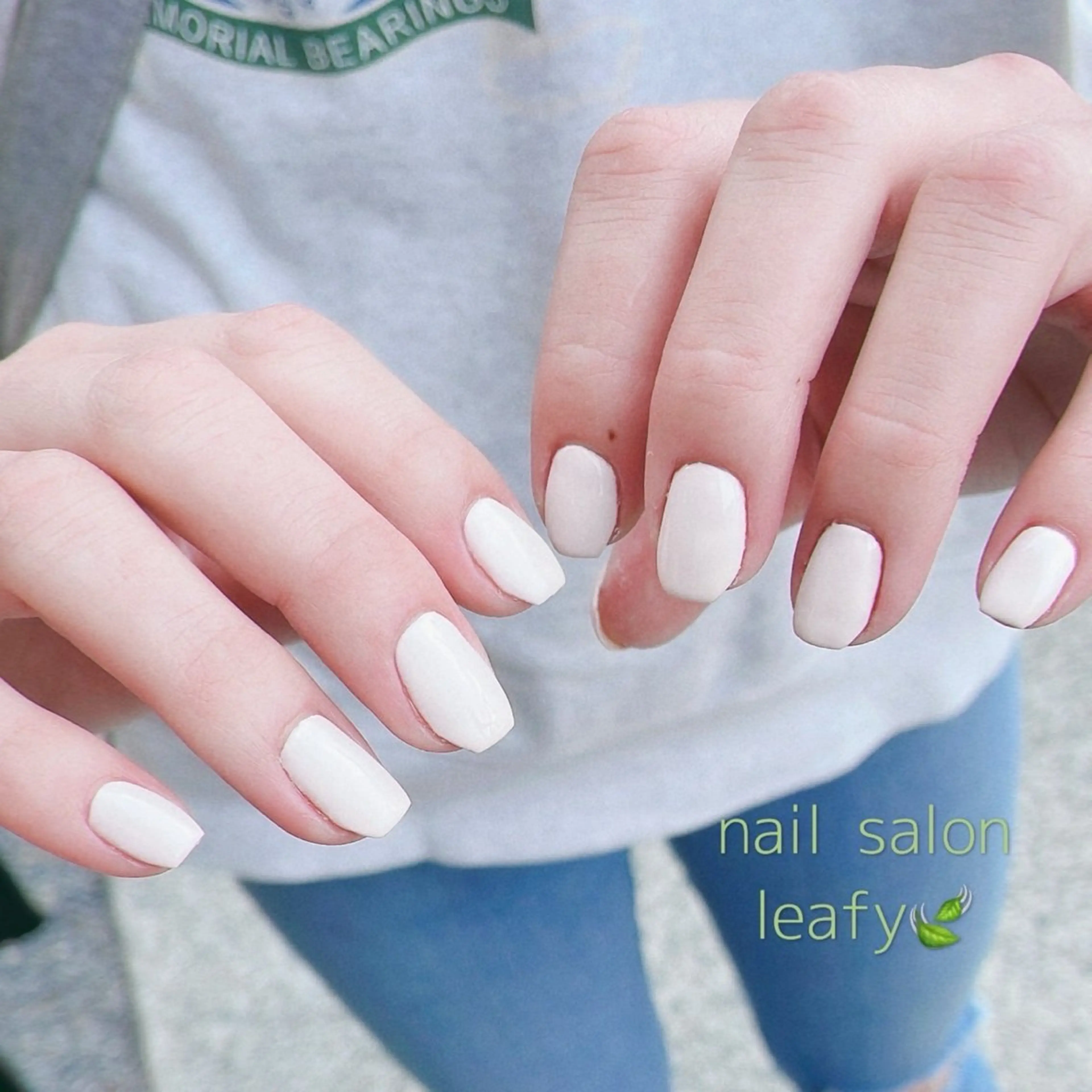 ネイル ワンカラーネイル 冬ネイル ネイルサロン leafyのネイルデザイン