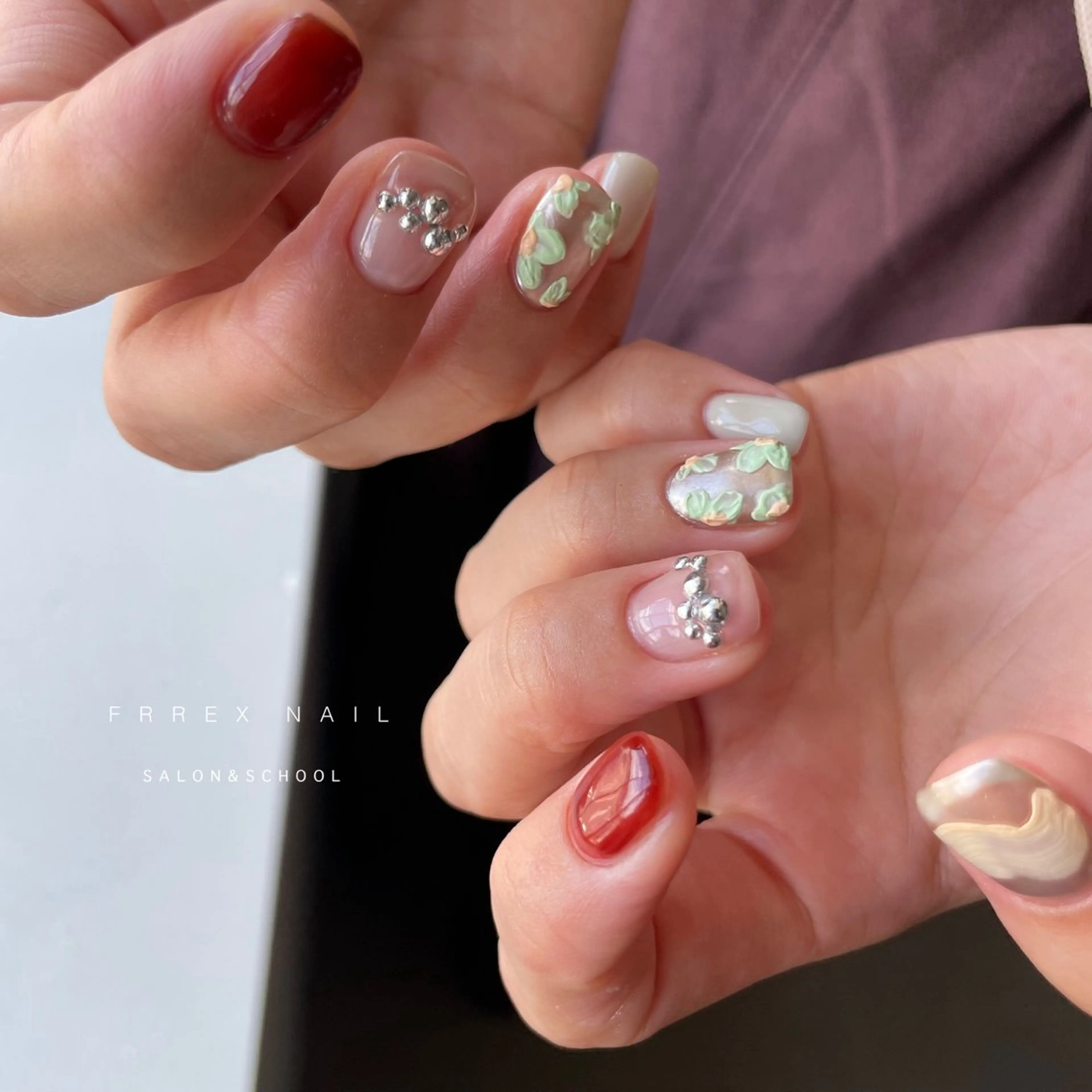 ネイル ハンドネイル ハンドケア freex nail /ニュアンス/個性派のネイルデザイン