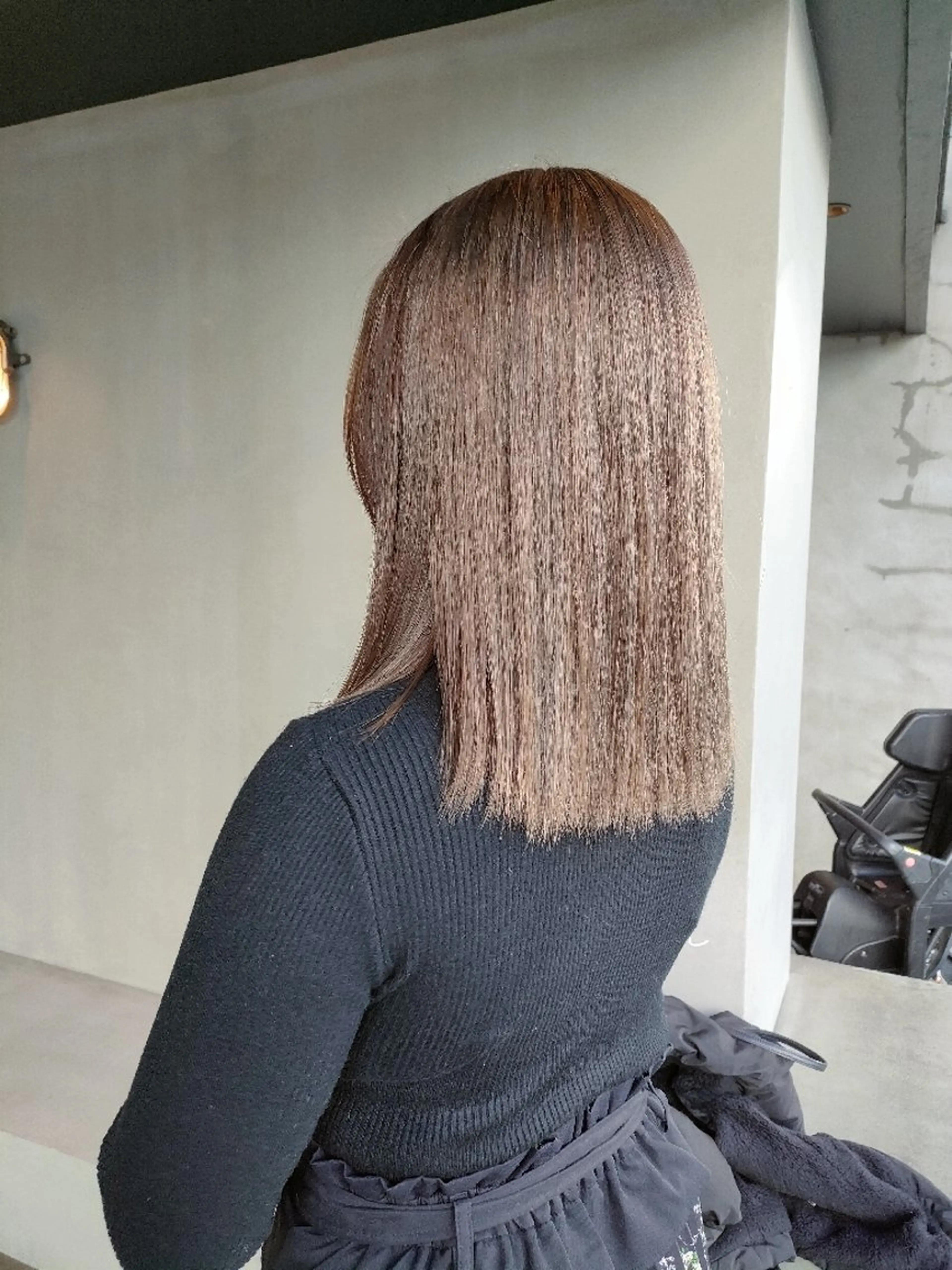 セミロング 髪質改善/白髪ぼかし レイヤーカットemiのヘアスタイル