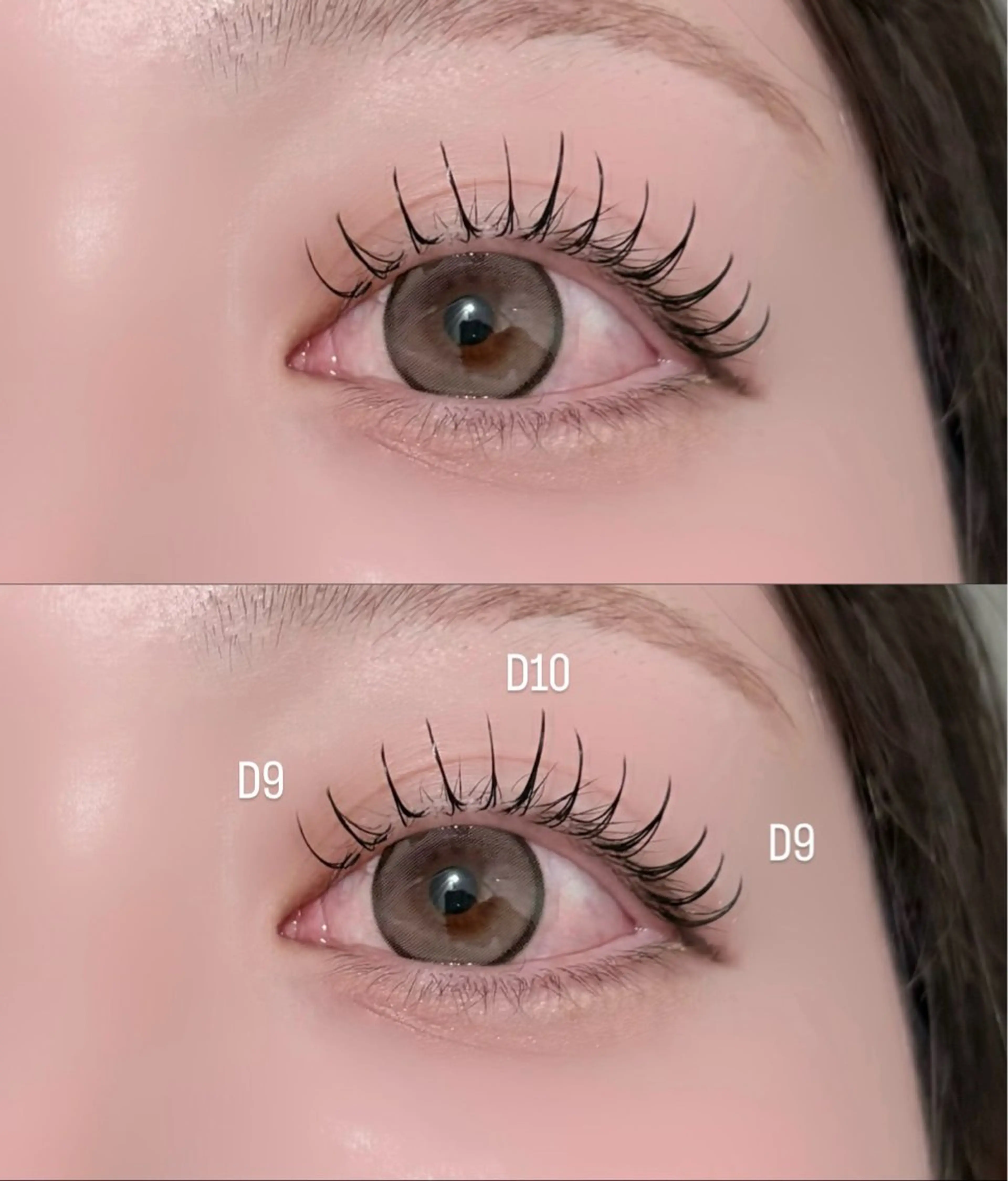 マツエク・マツパ フラットラッシュ meRK manamiのマツエク・マツパデザイン