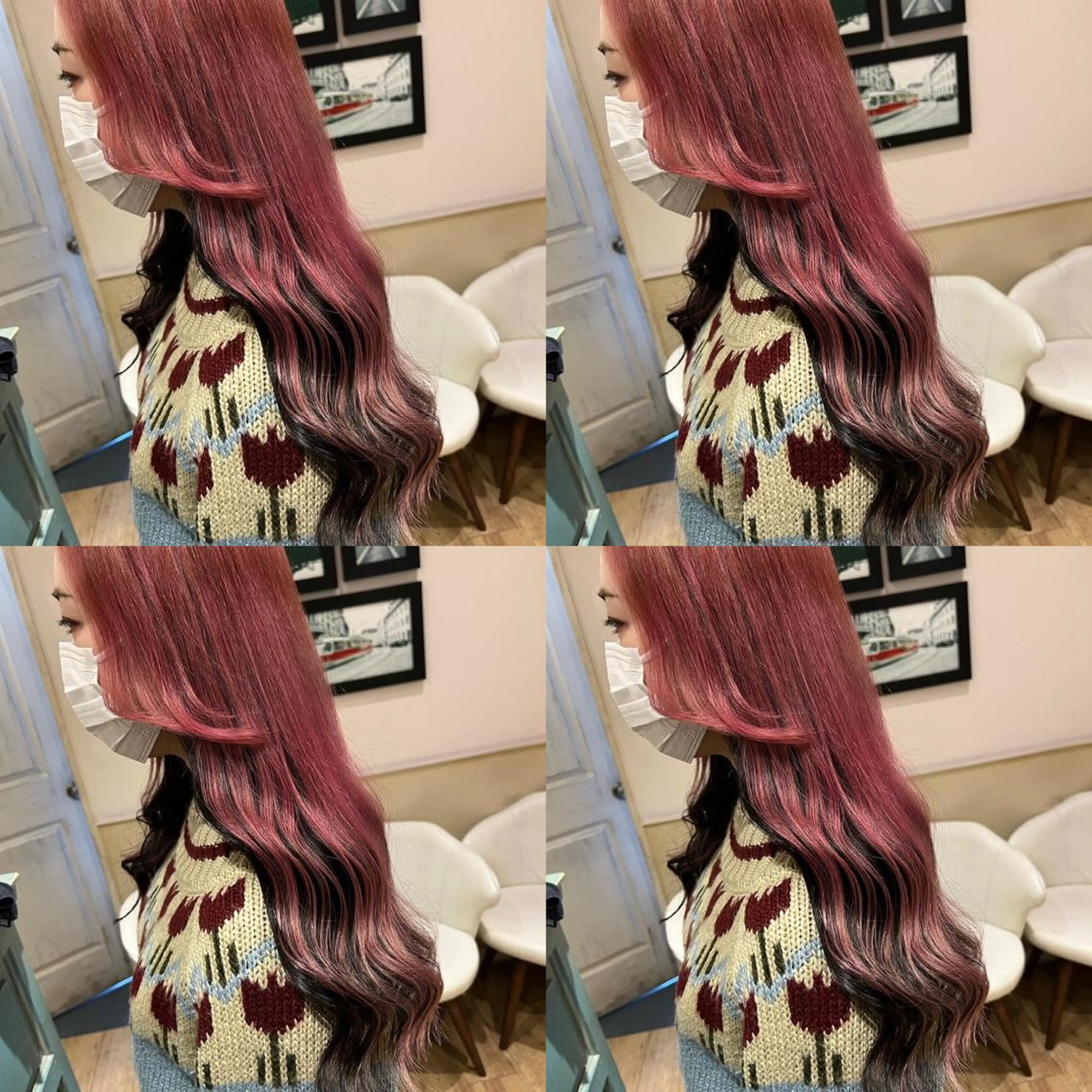 セミロング カラー レイヤー×髪質改善 マネージャー安藤光司のヘアスタイル