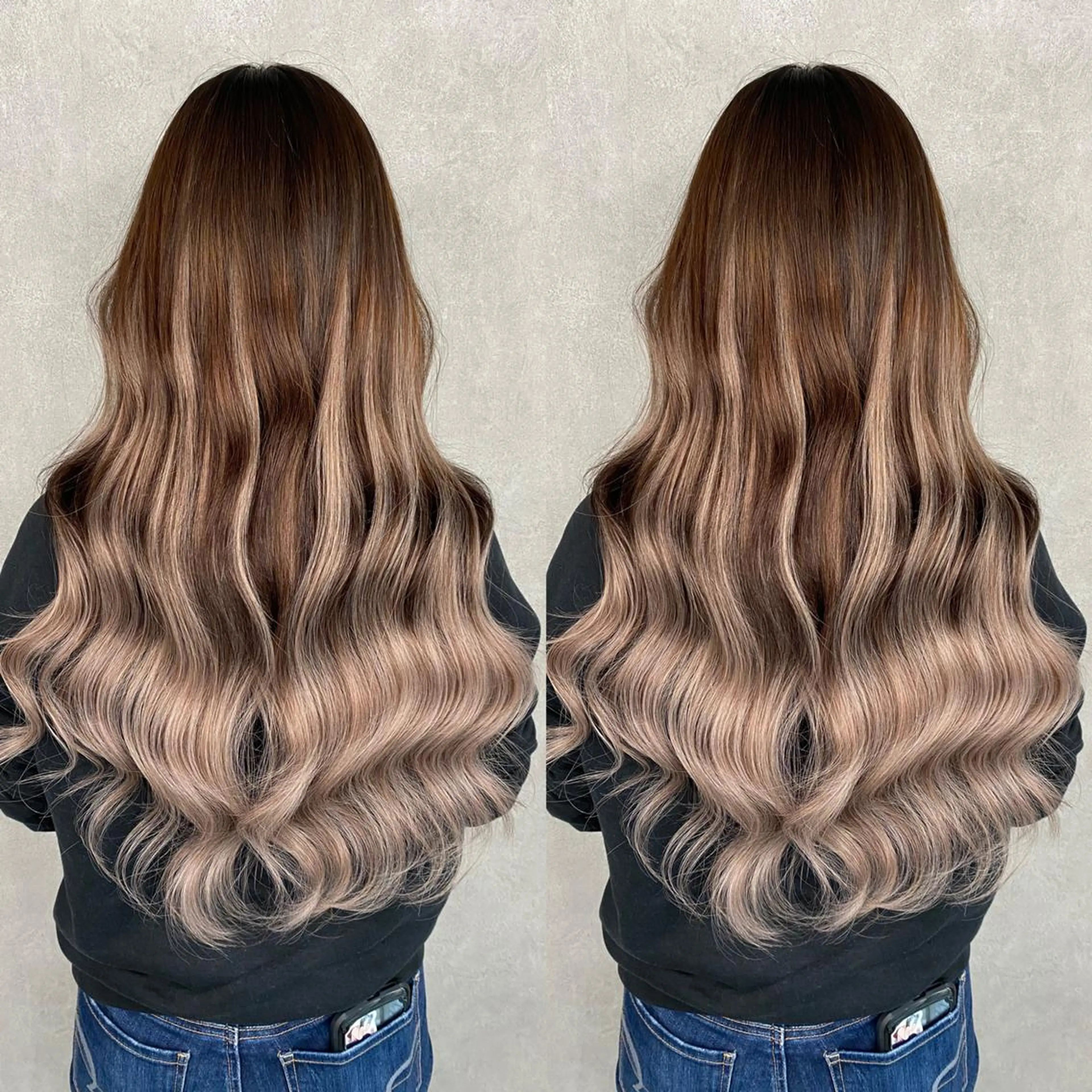 ミディアム シールエクステ エクステ 💎馴染むエクステ× 縮毛矯正TOMO💎のヘアスタイル