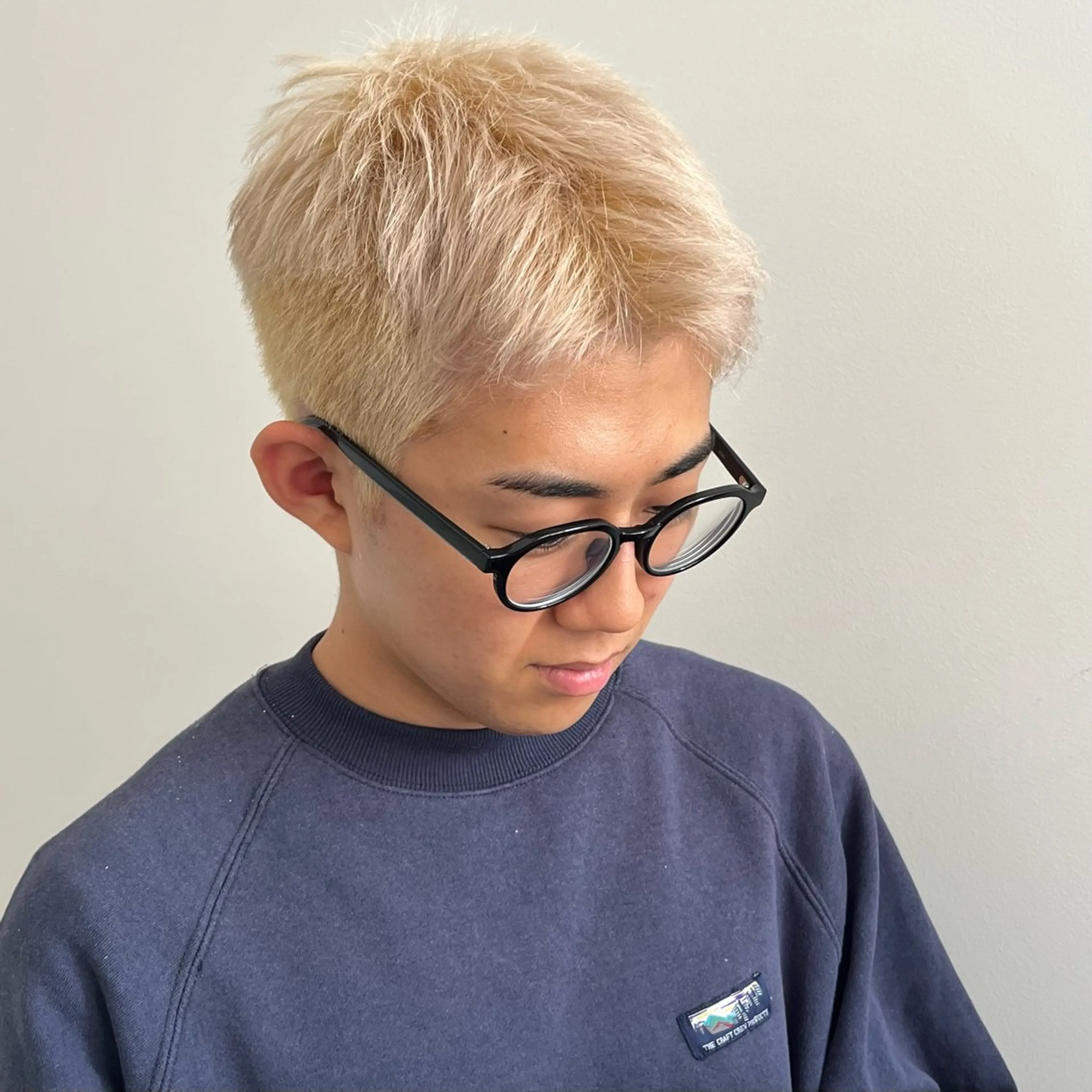 カラー メンズ ヘアカラー メンズパーマ/ メッシュ📍ﾕﾘのヘアスタイル