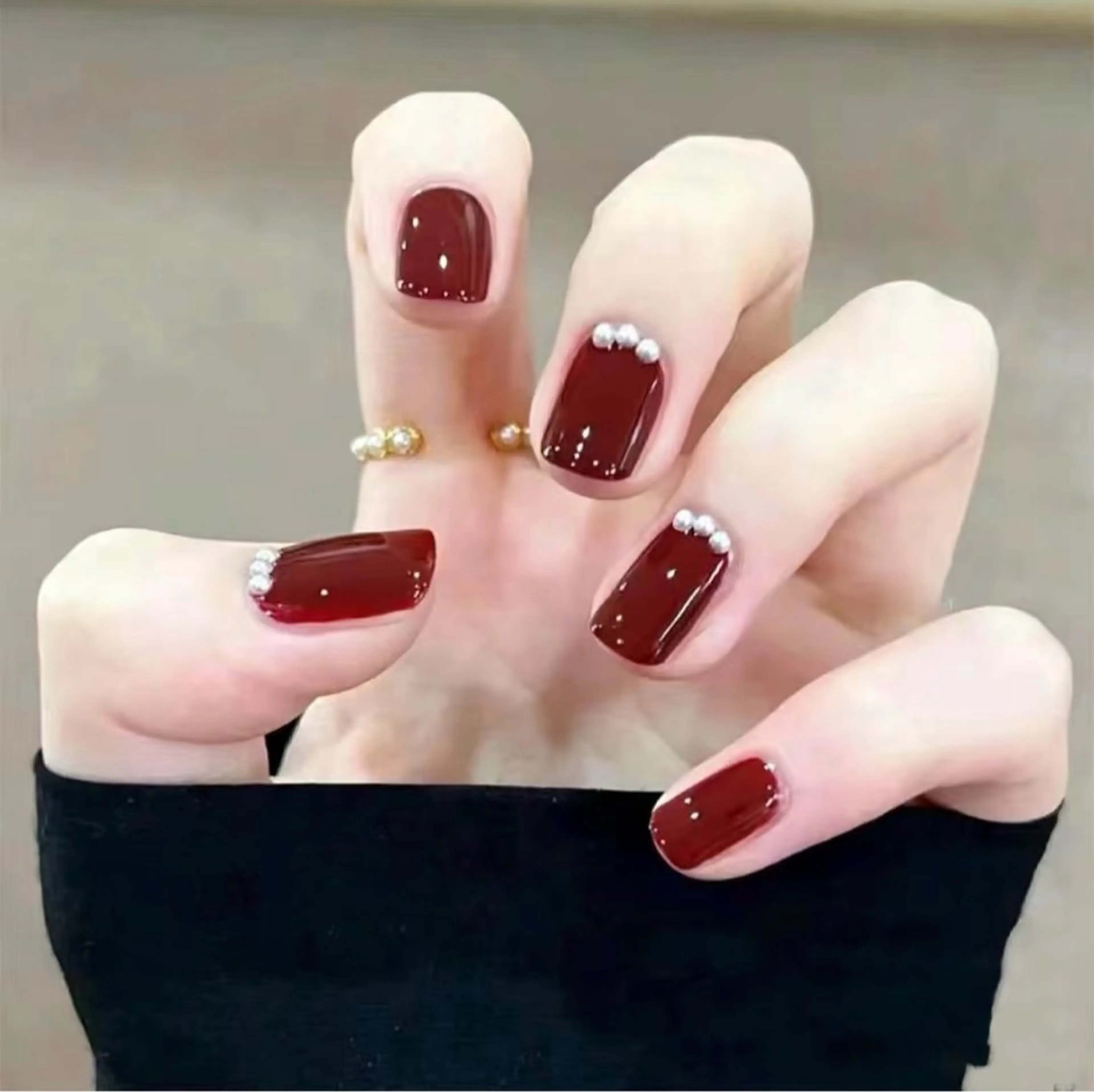 ネイル ハンドネイル H3 Nail Tsuki🦋💙のネイルデザイン