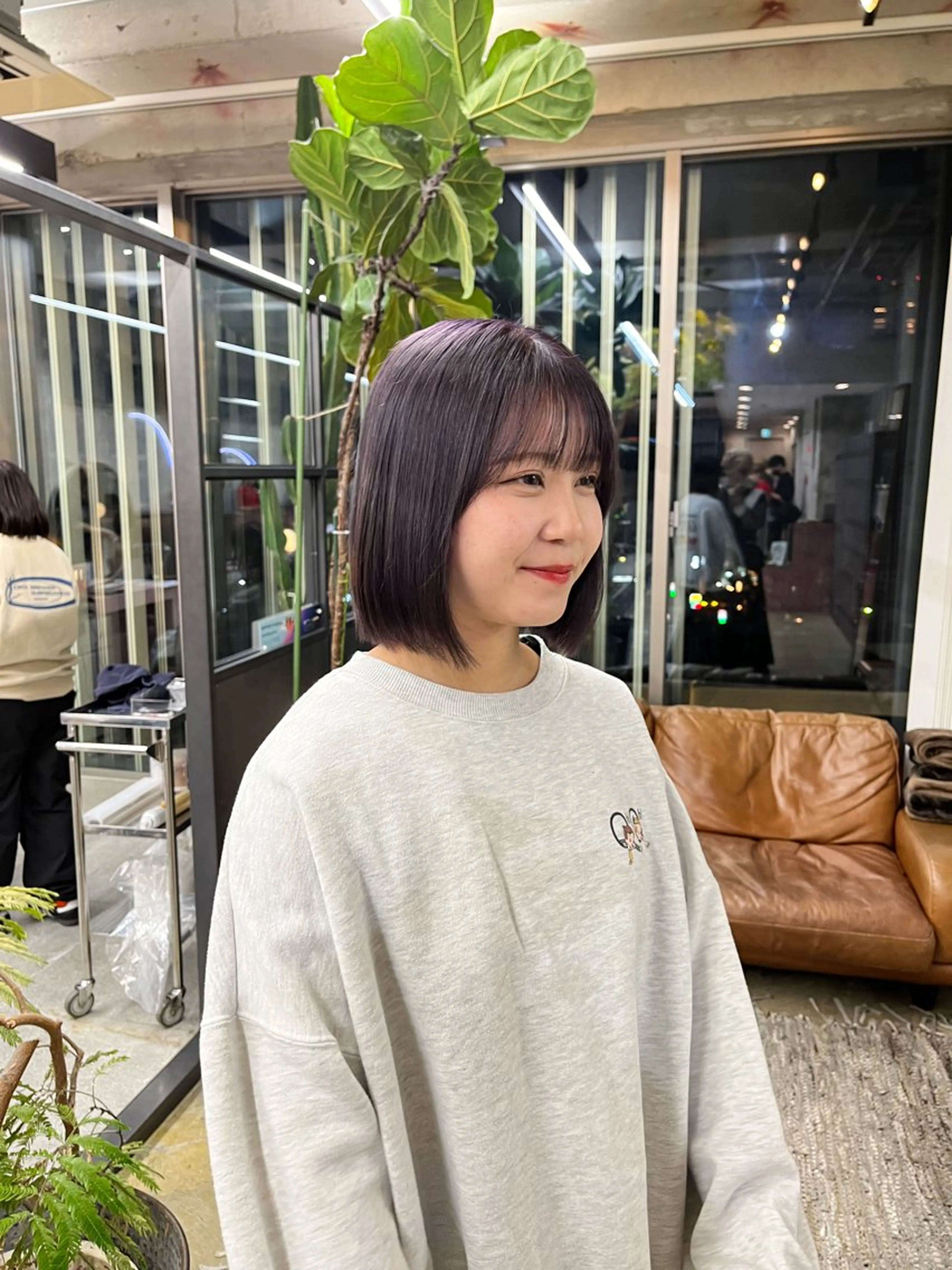 ミディアム カット ヘアカラー 中江 友哉のヘアスタイル