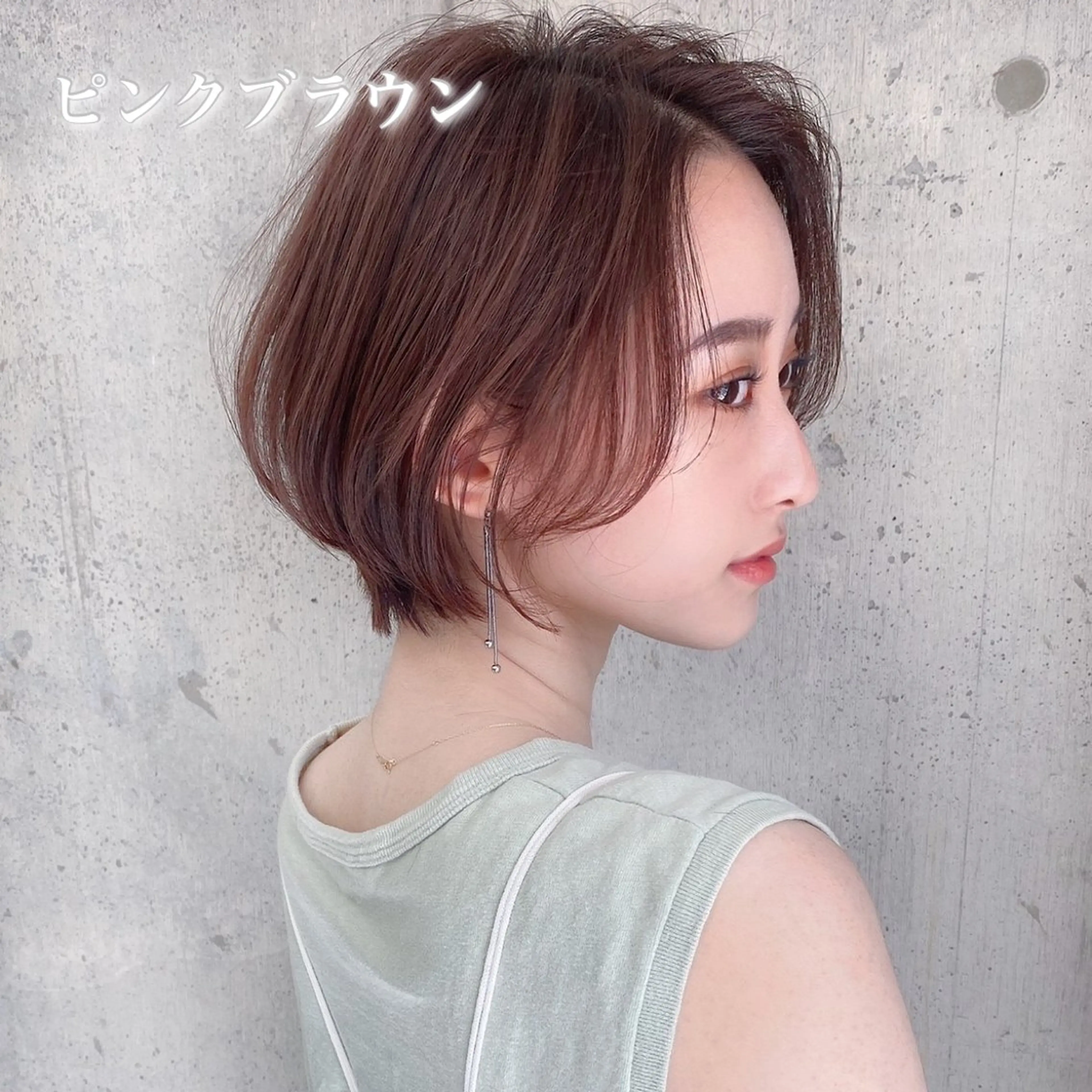 ショート カラー ブリーチなし/暖色/ 透明感/ririkaのヘアスタイル