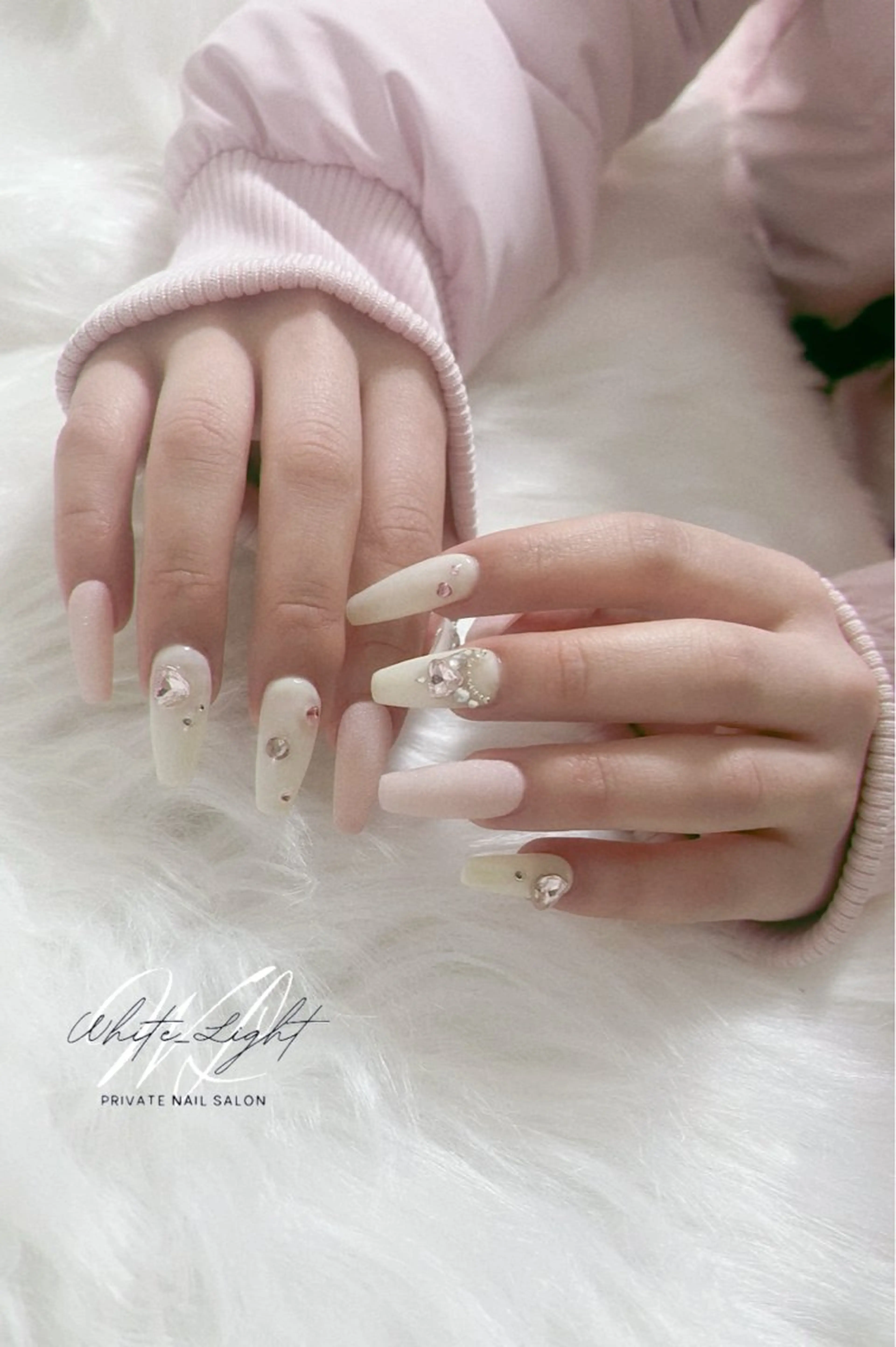 ネイル 持ち込み プライベートサロン WhiteLightのネイルデザイン