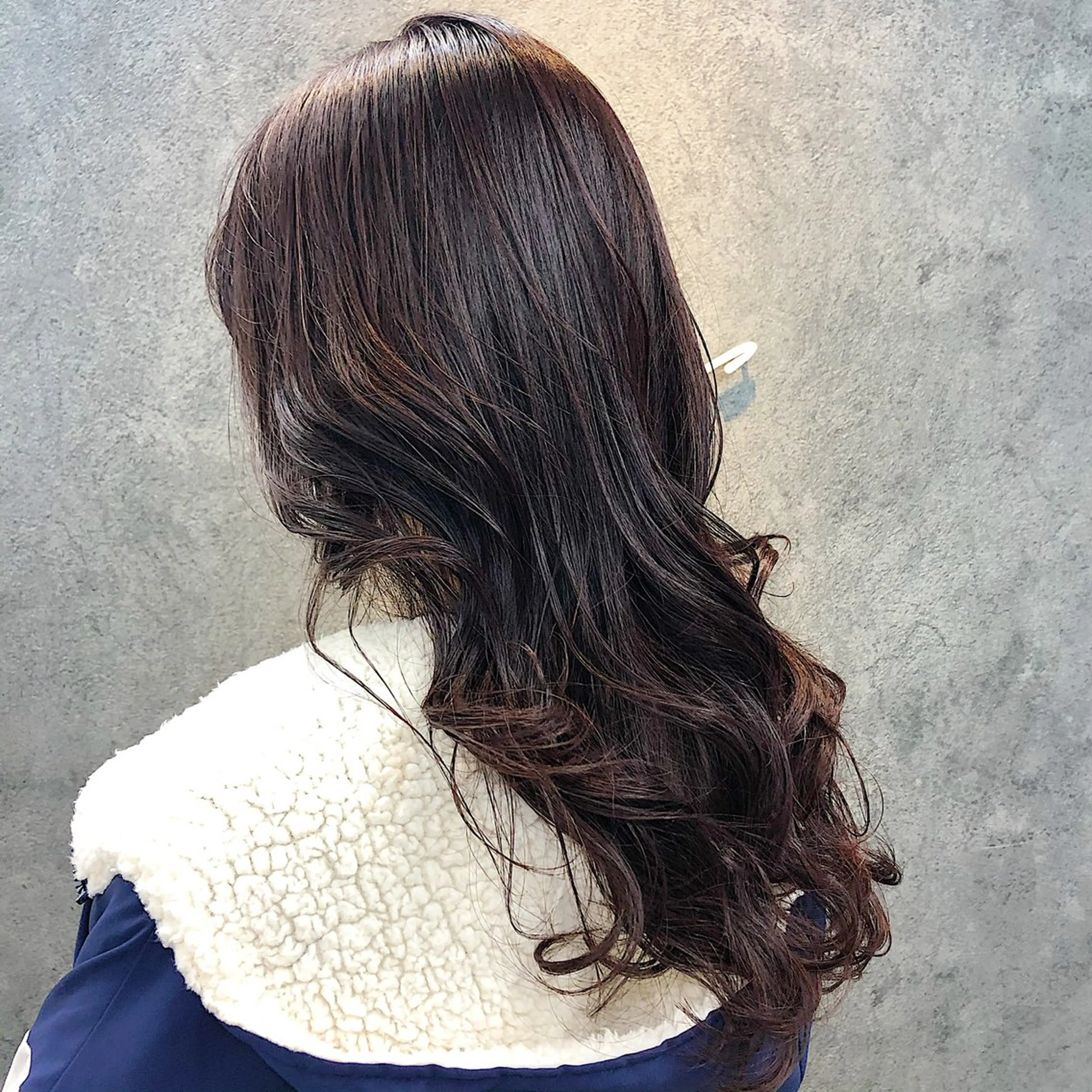 セミロング 韓国風ヘア レイヤーカット カット ヘアカラー トリートメント 所渉/韓国レイヤー /ウルフカットのヘアスタイル