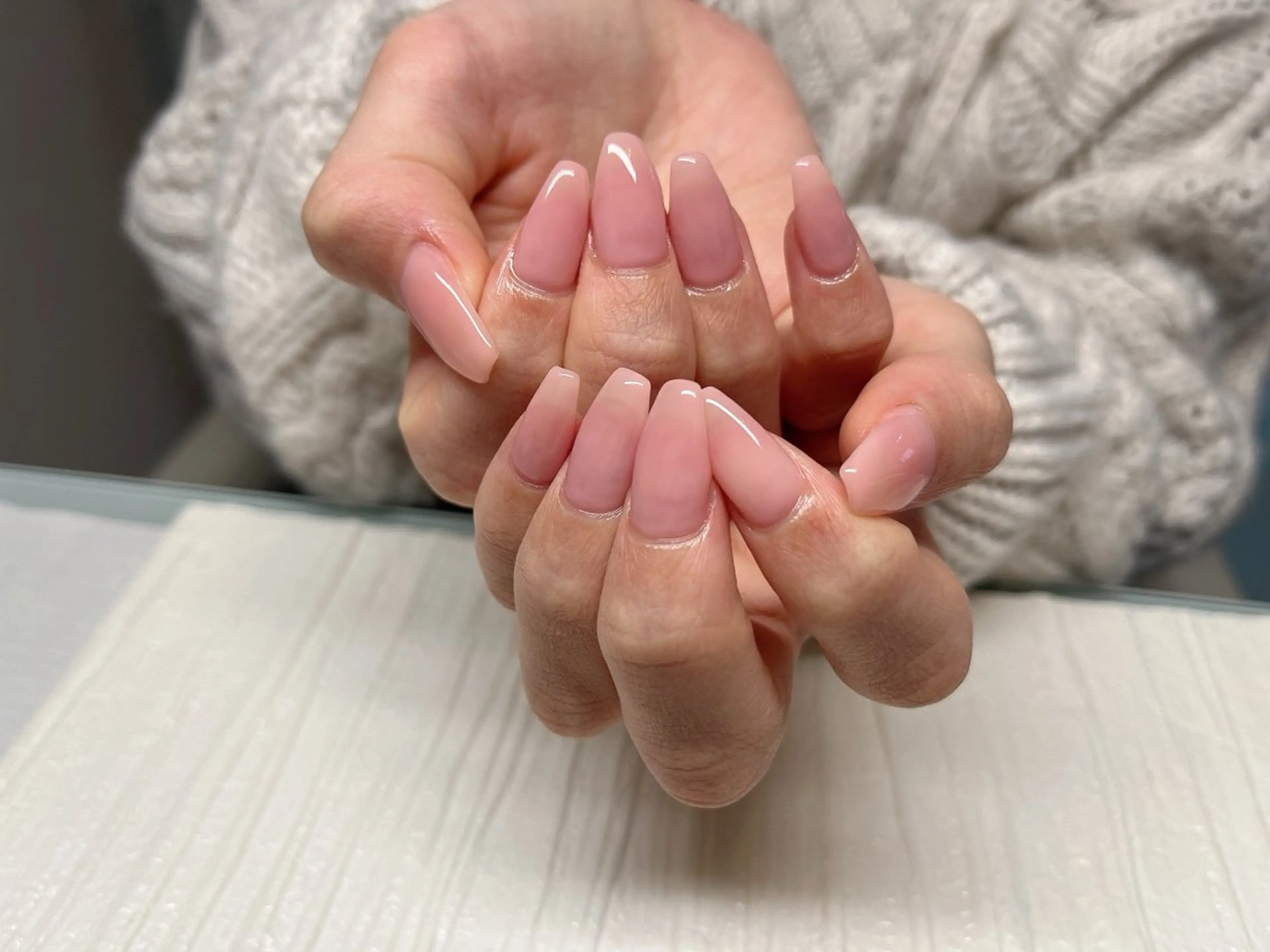 ネイル ワンカラーネイル de mon coeur所属・岩本 祐子のネイルデザイン