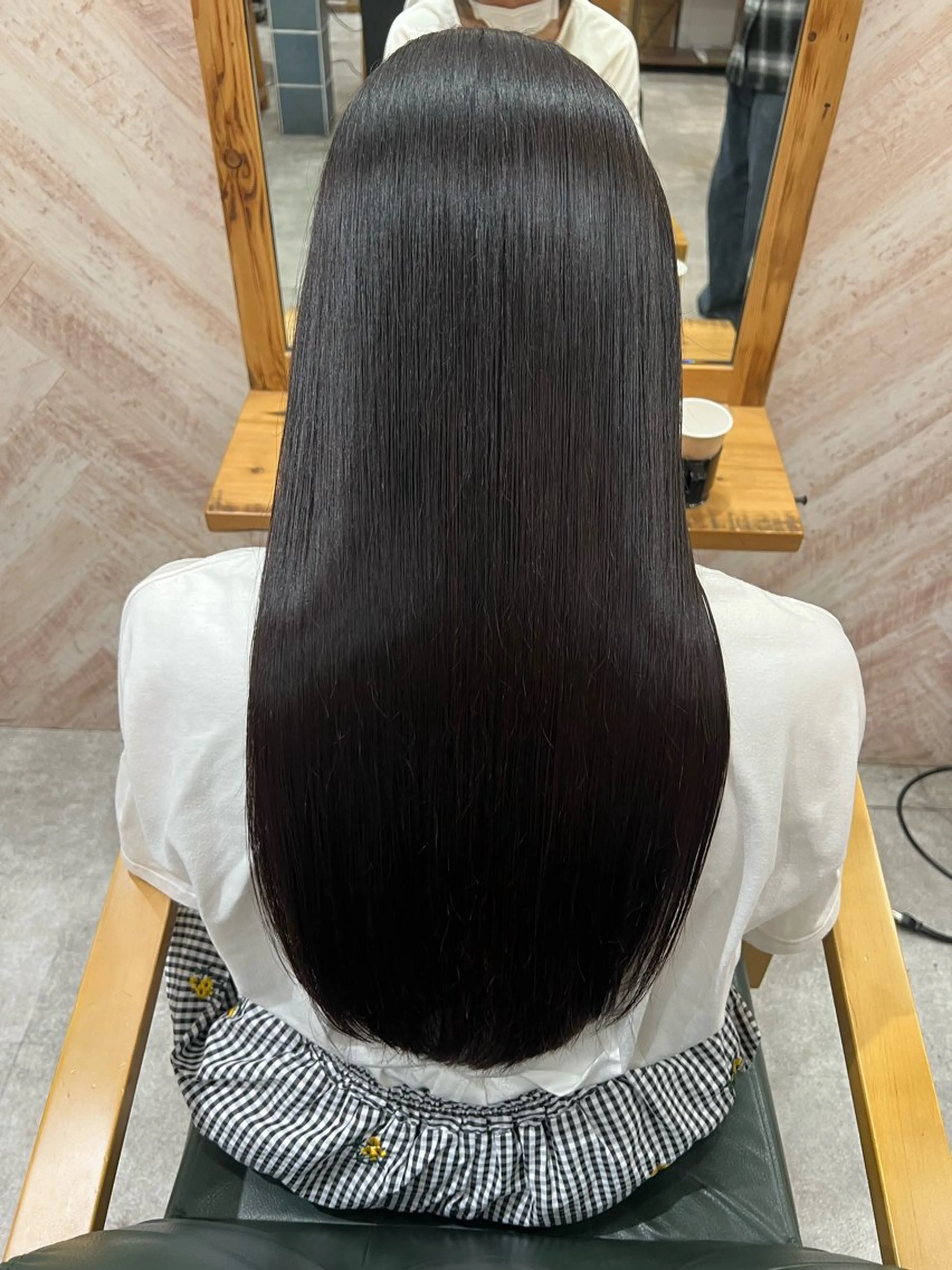 ロング カット 縮毛矯正 トリートメント 綺麗な髪質にしたい方 限定🌈清水　祥のヘアスタイル