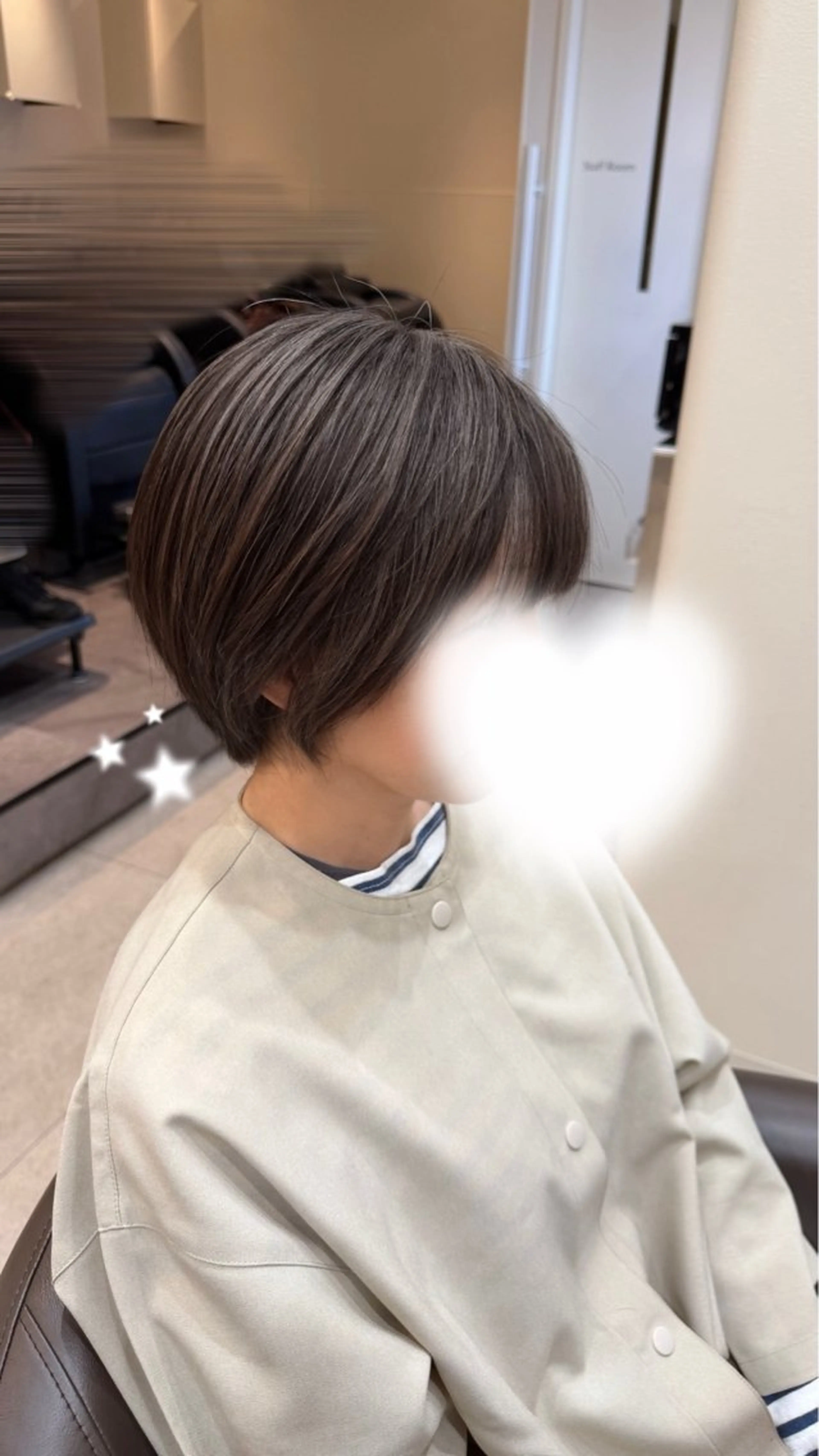 ショート 丸みショート ショートヘア トリートメント 泉山 花音のヘアスタイル