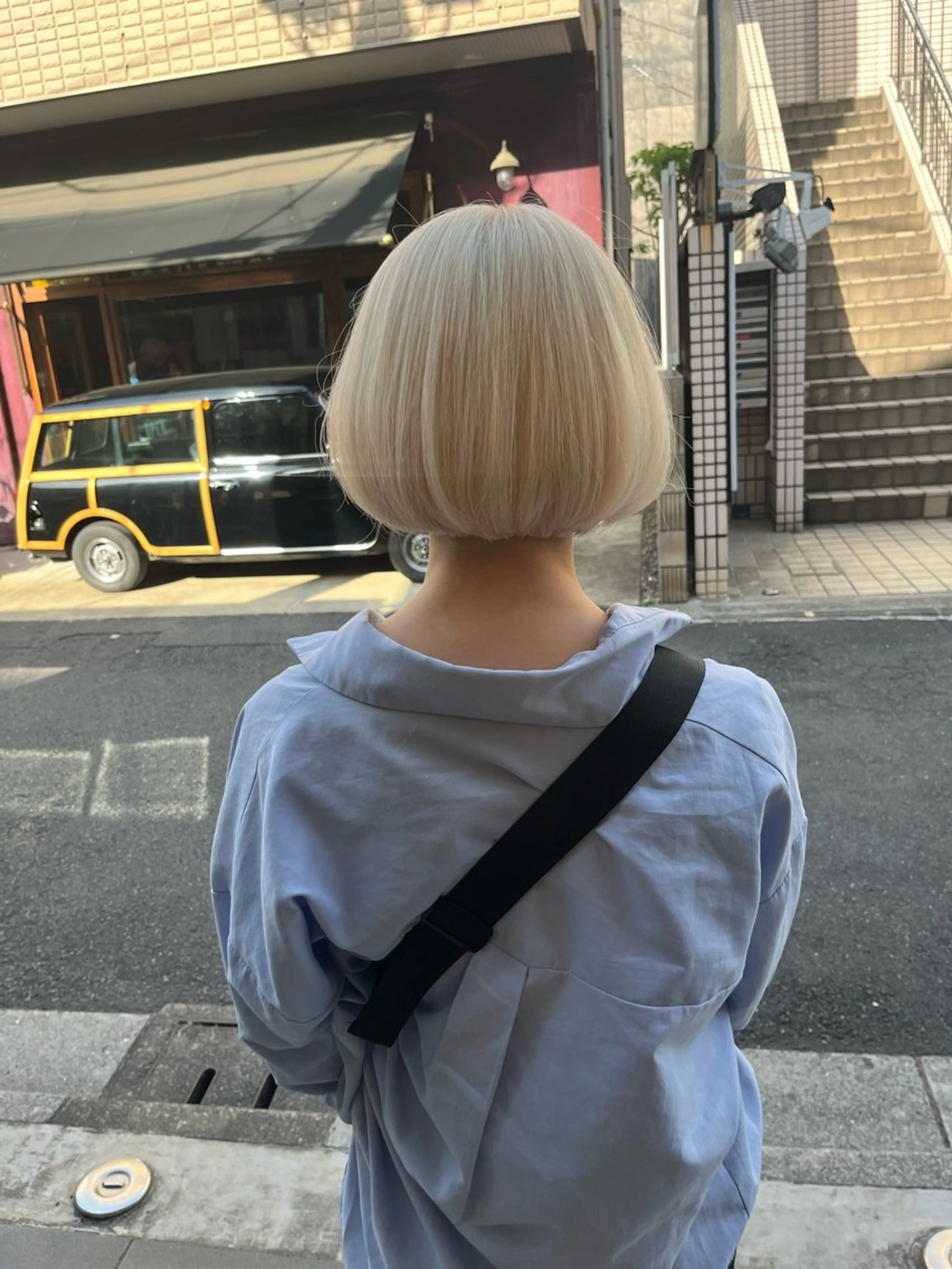 ショート カラー ヘアアレンジ ヘアカラー トリートメント ハイトーン/美髪矯正 🍃大江拓実のヘアスタイル