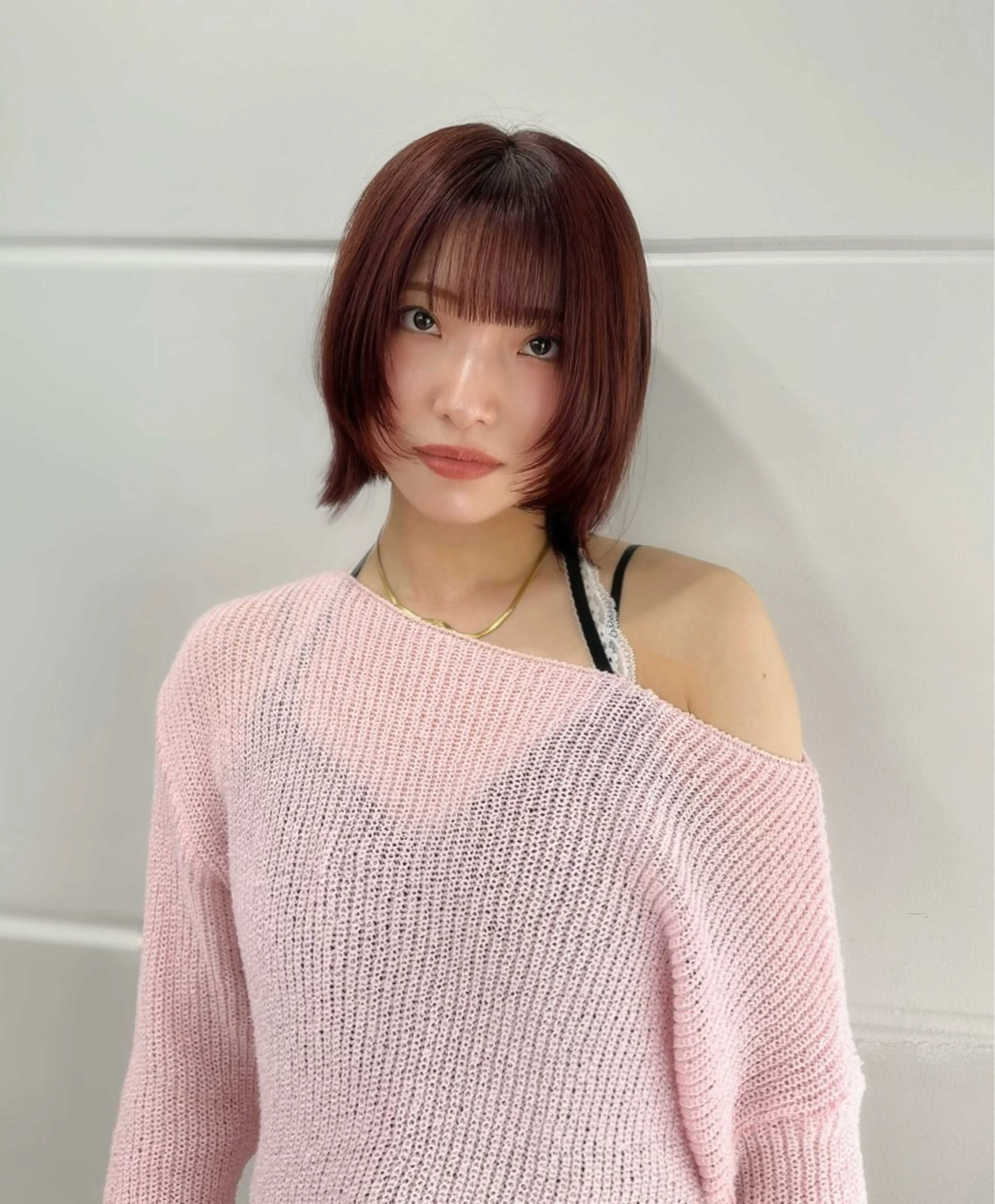 ショート 縮毛矯正/ハイトーン /パーマ/せき🧸のヘアスタイル