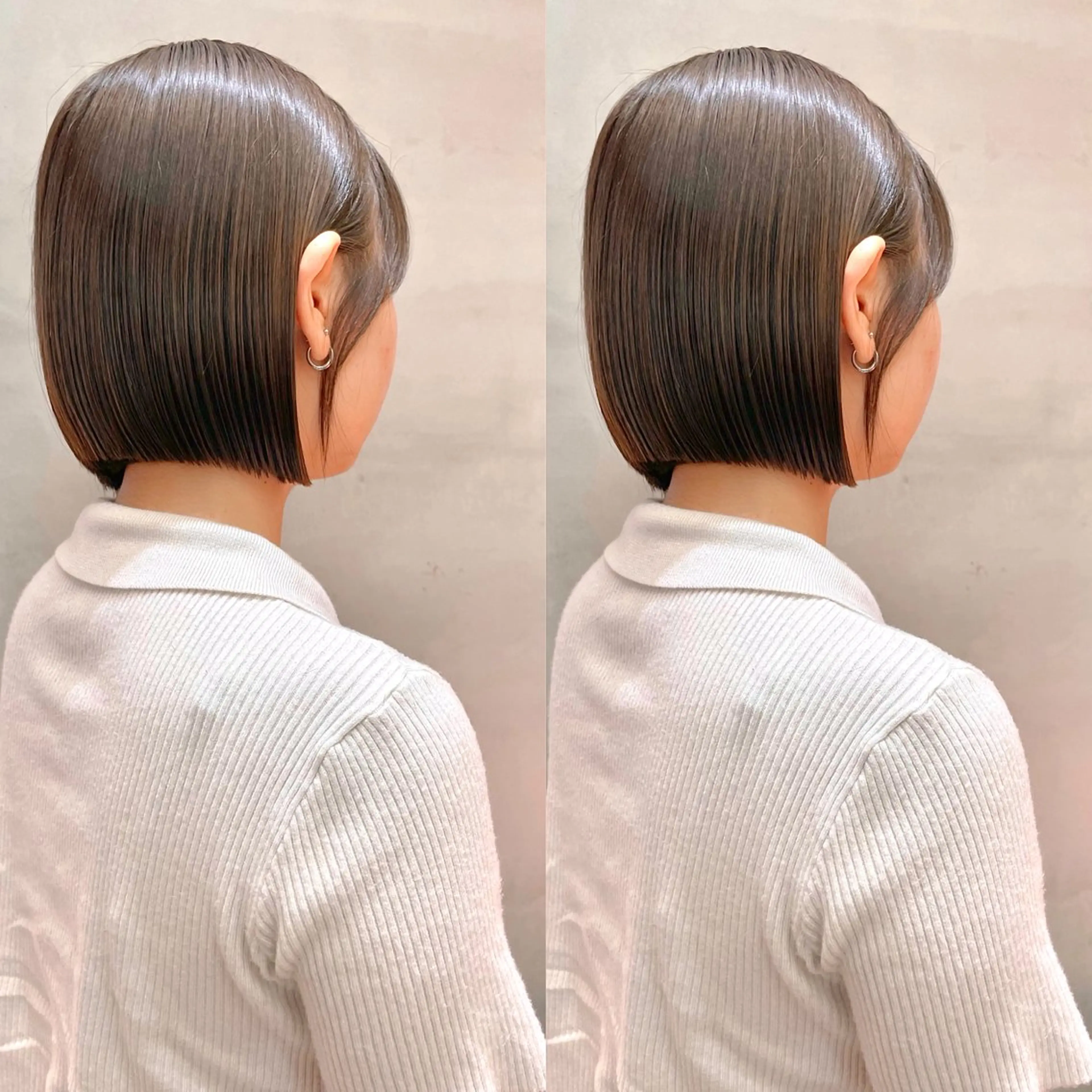 ショート Misaki /ボブ/縮毛矯正のヘアスタイル