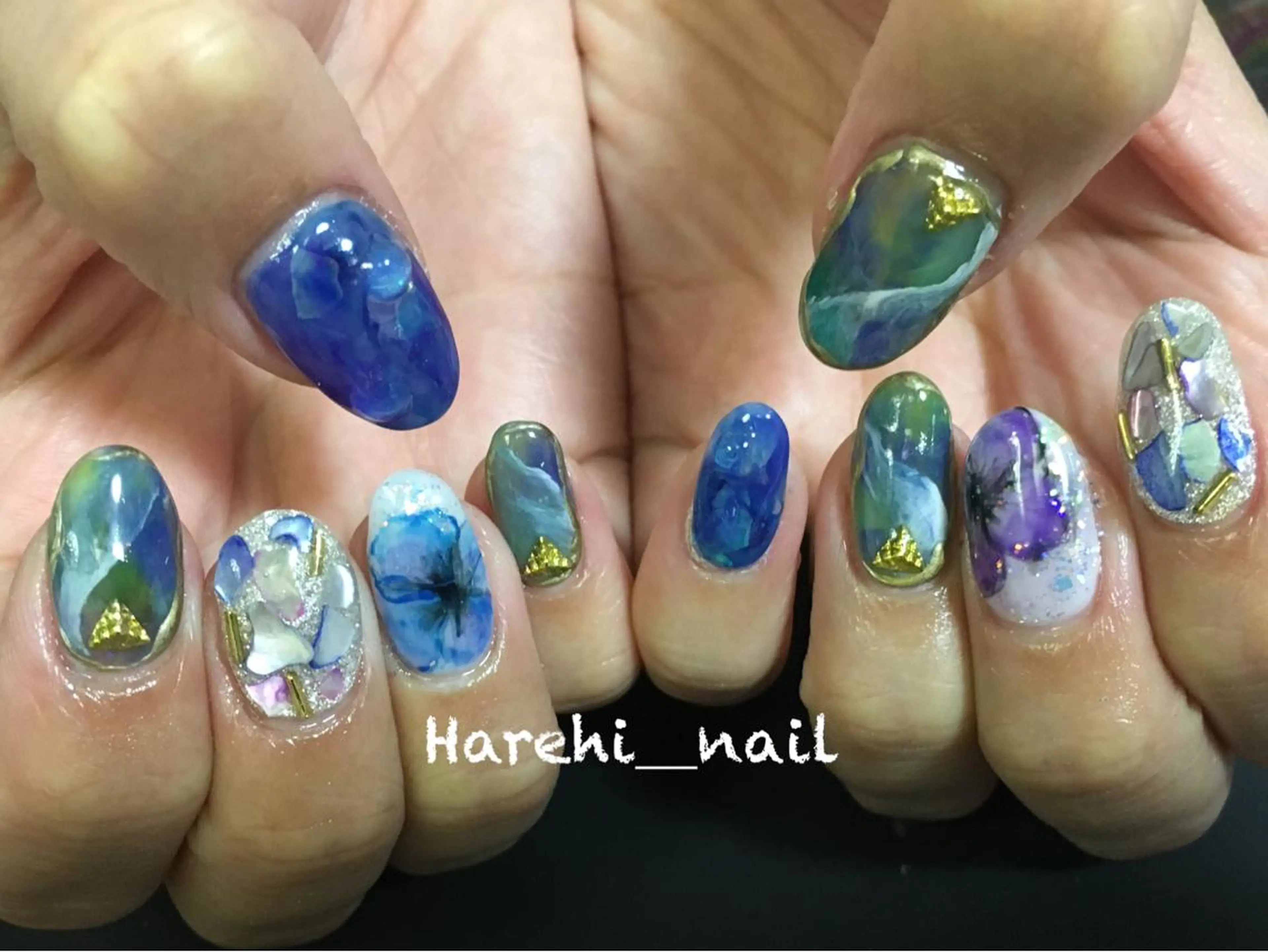 ネイル ハンドネイル Harehi_ nailのネイルデザイン