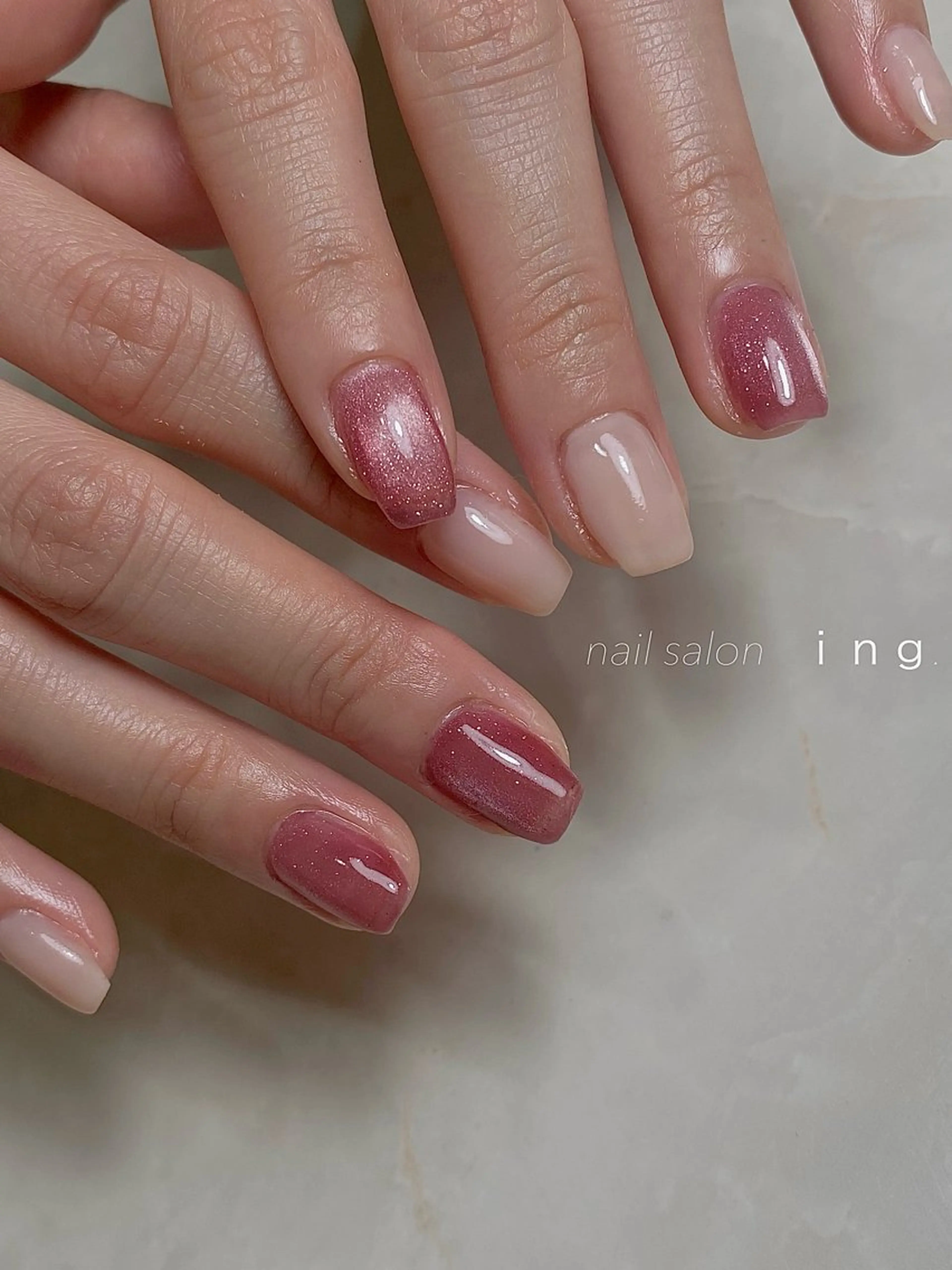 ネイル マグネットネイル ワンカラーネイル ｉｎｇ .のネイルデザイン