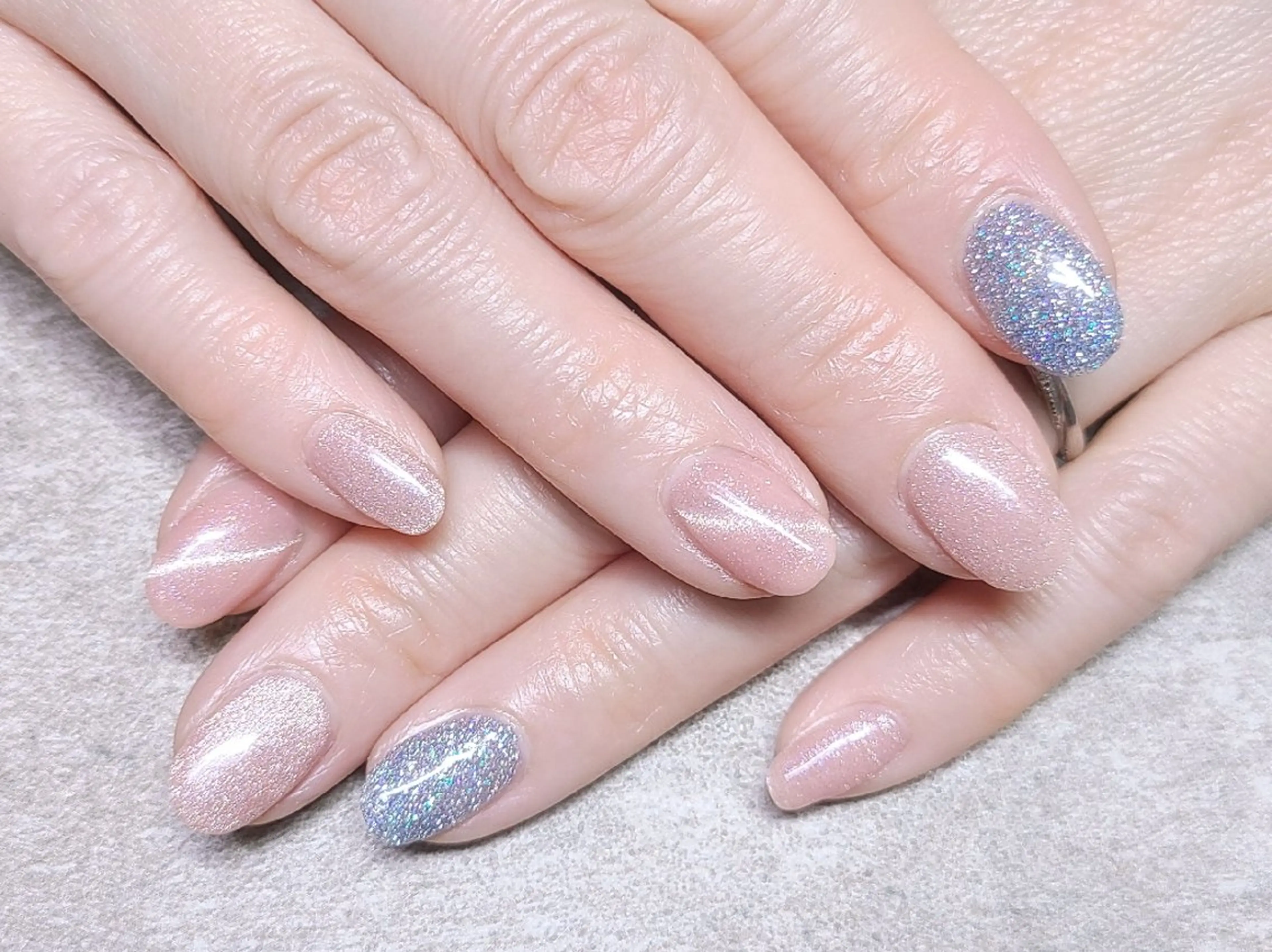 ネイル フラッシュネイル マグネットネイル Coquille ネイル　ハセガワのネイルデザイン