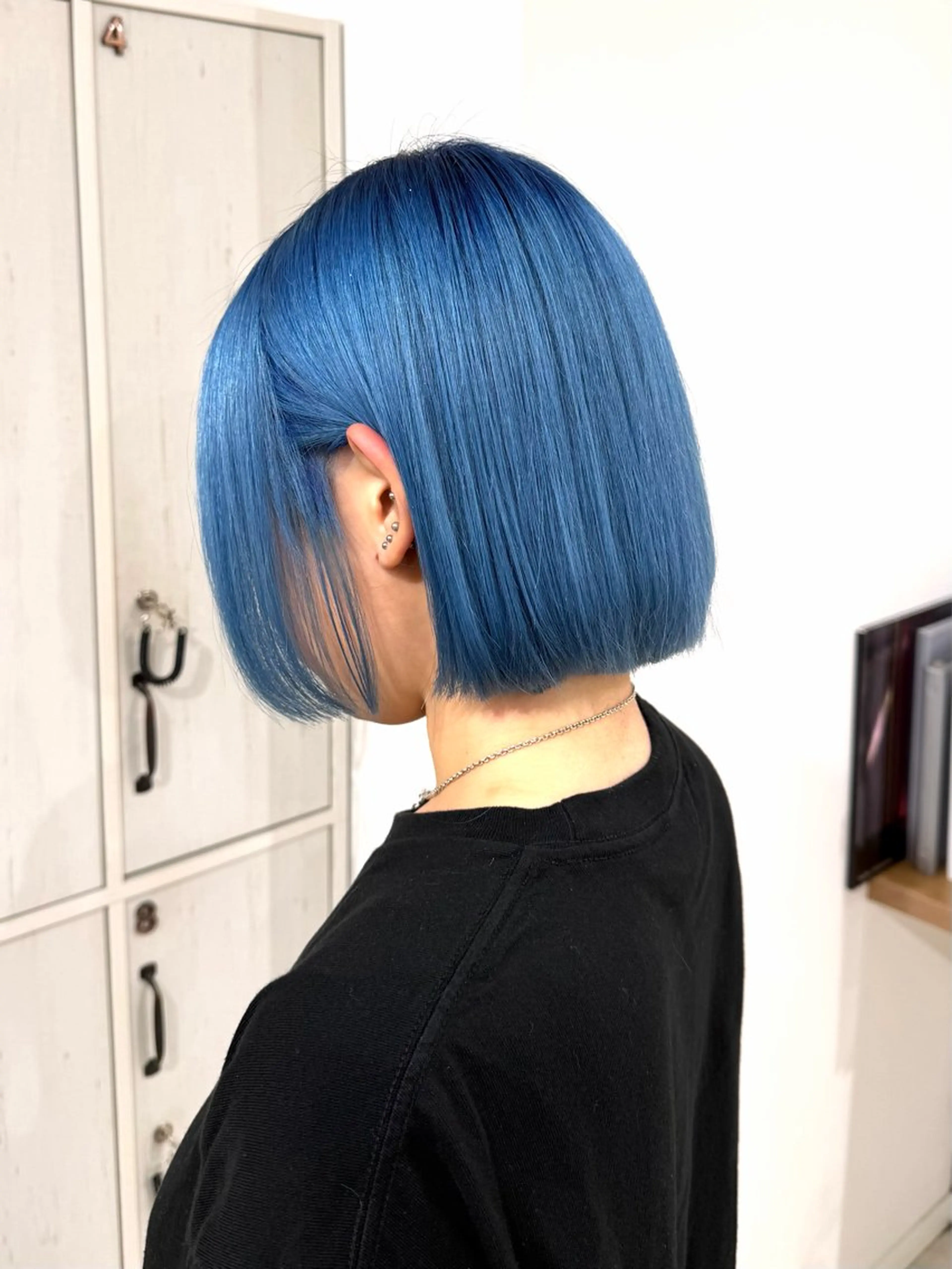 セミロング ヘアカラー 青木 海斗のヘアスタイル