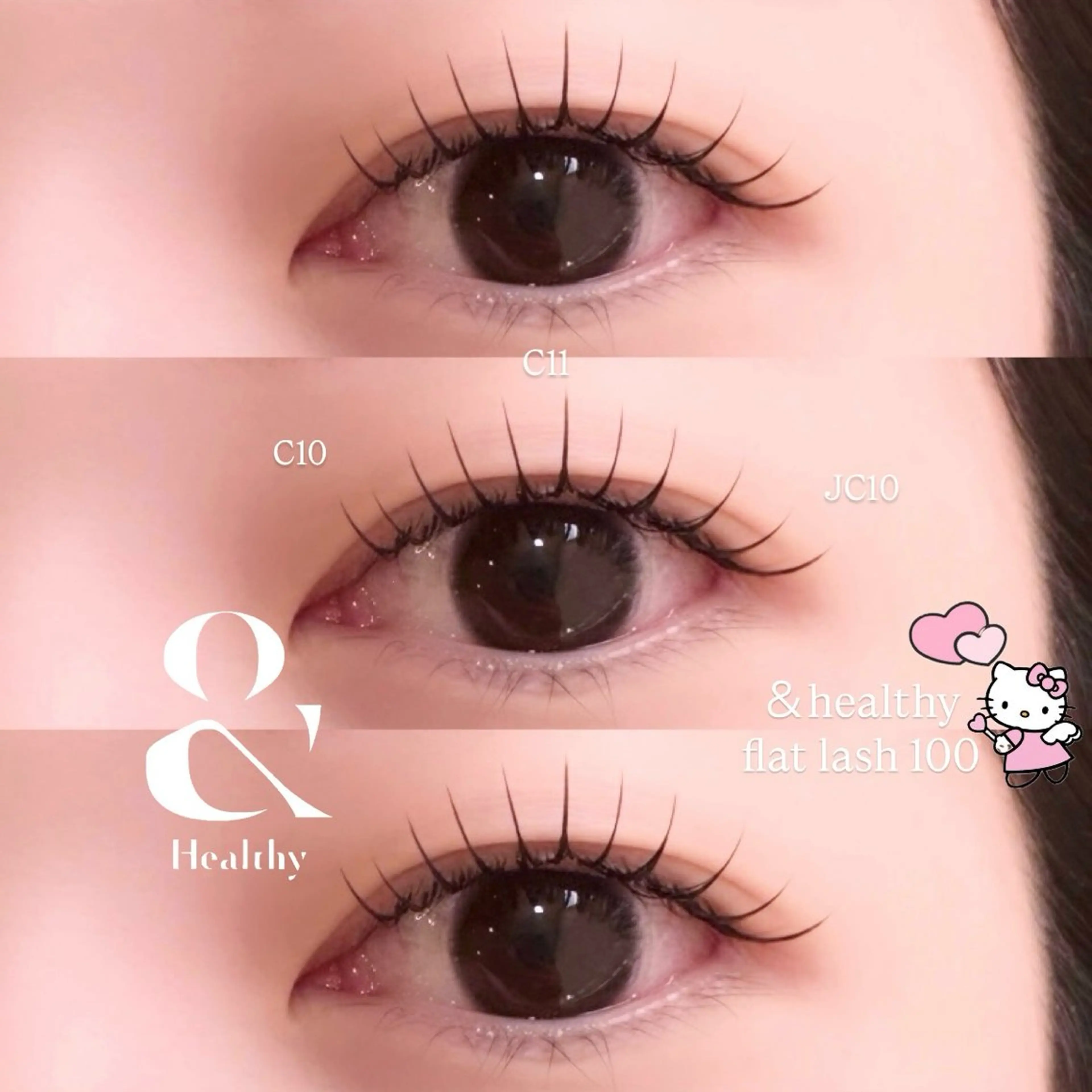 マツエク・マツパ フラットラッシュ マツエク 千島 里歩のマツエク・マツパデザイン