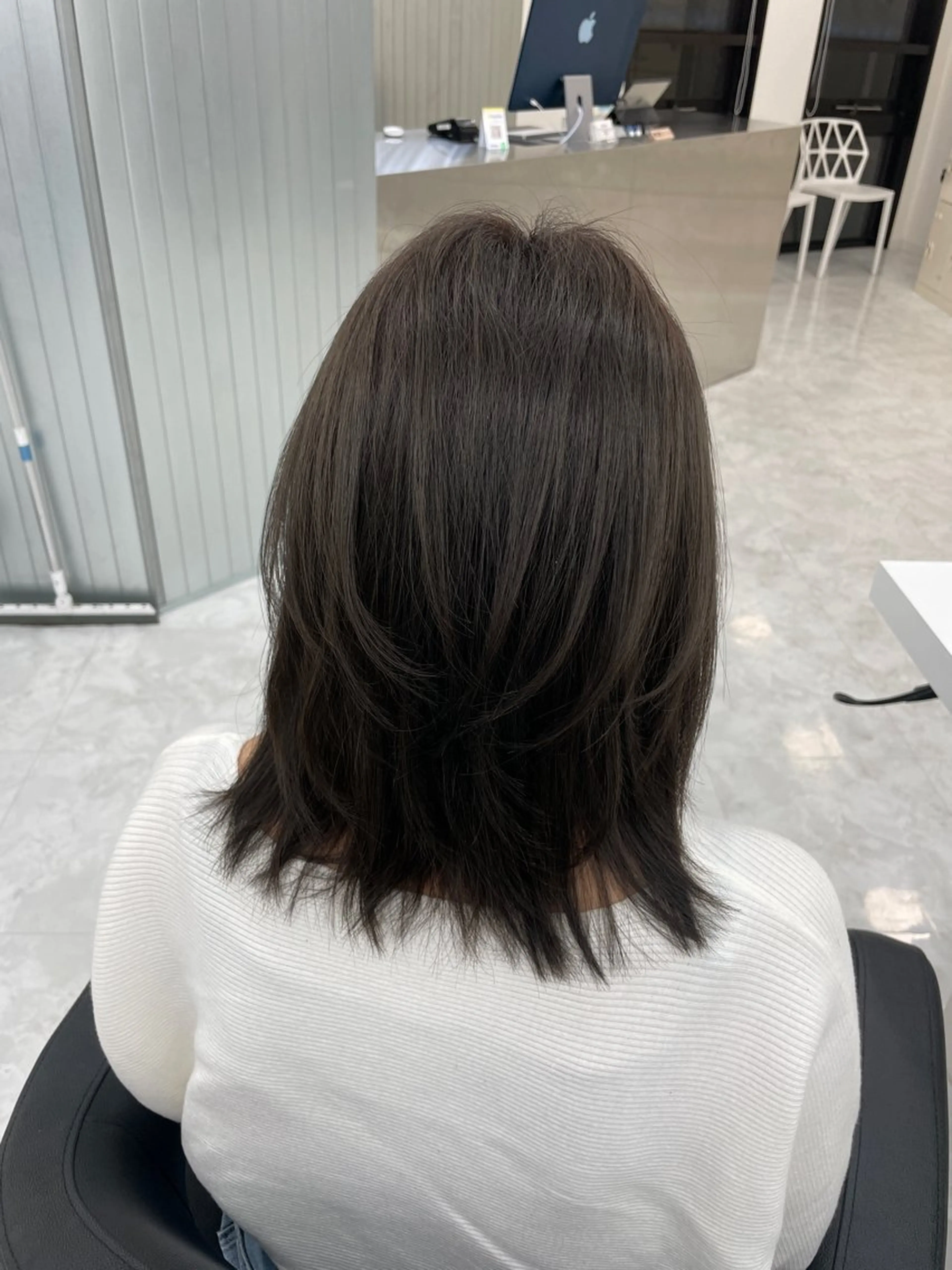 ミディアム MOE 福岡韓国ヘア✧︎のヘアスタイル