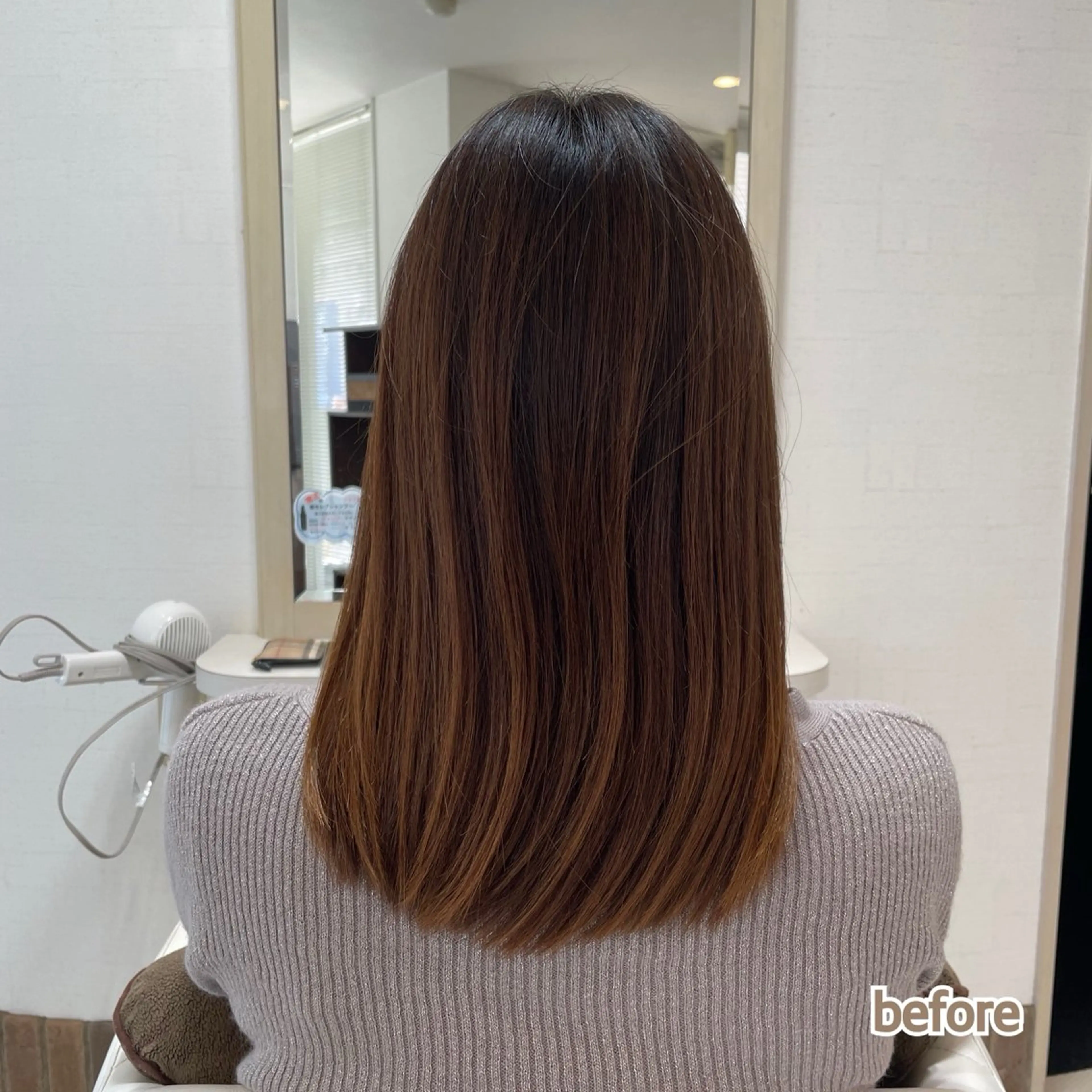 ロング アミーベル🧸🧡 本店✂️しおりのヘアスタイル