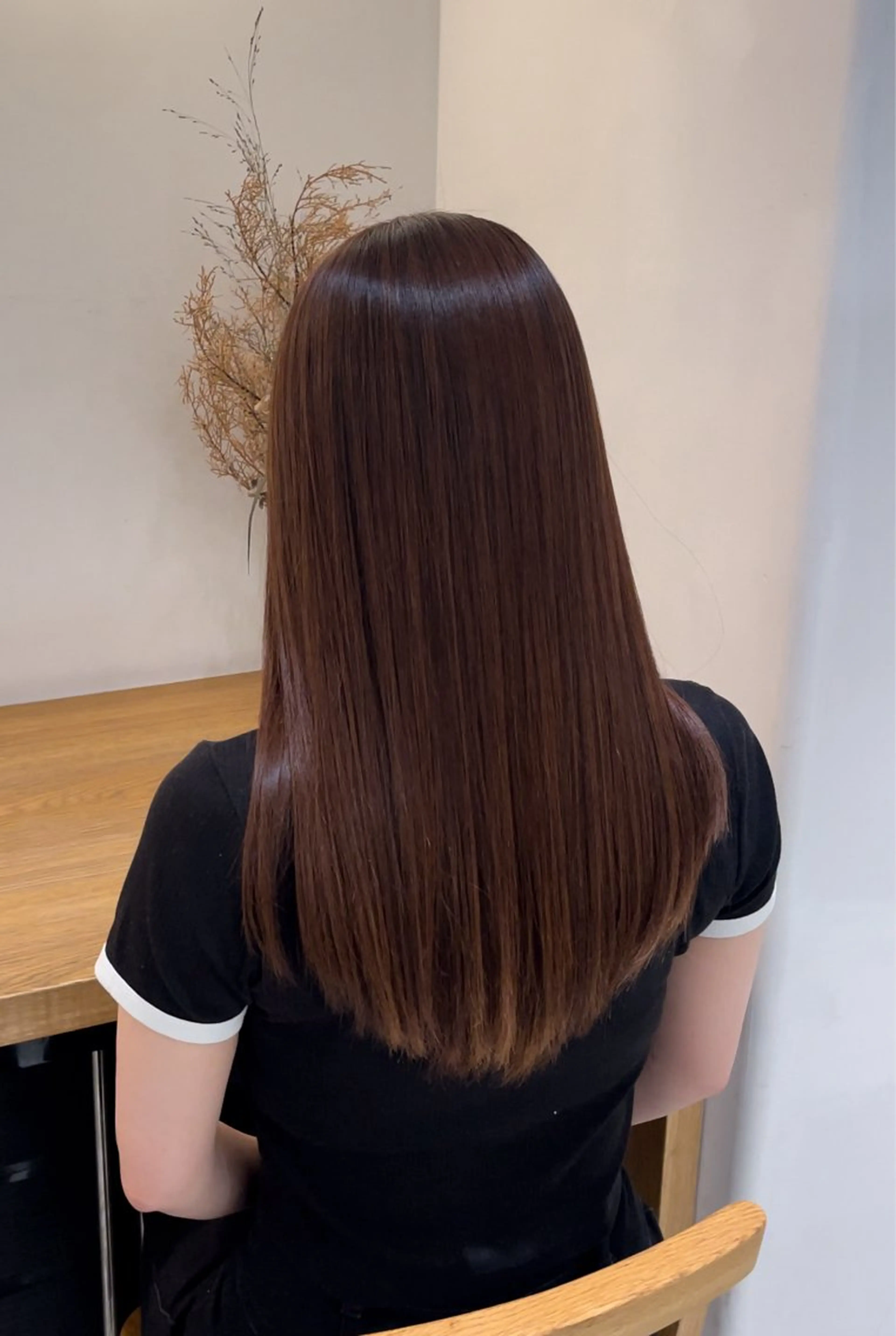 ロング 縮毛矯正 トリートメント 縮毛矯正クロスパーマ 益子達也のヘアスタイル