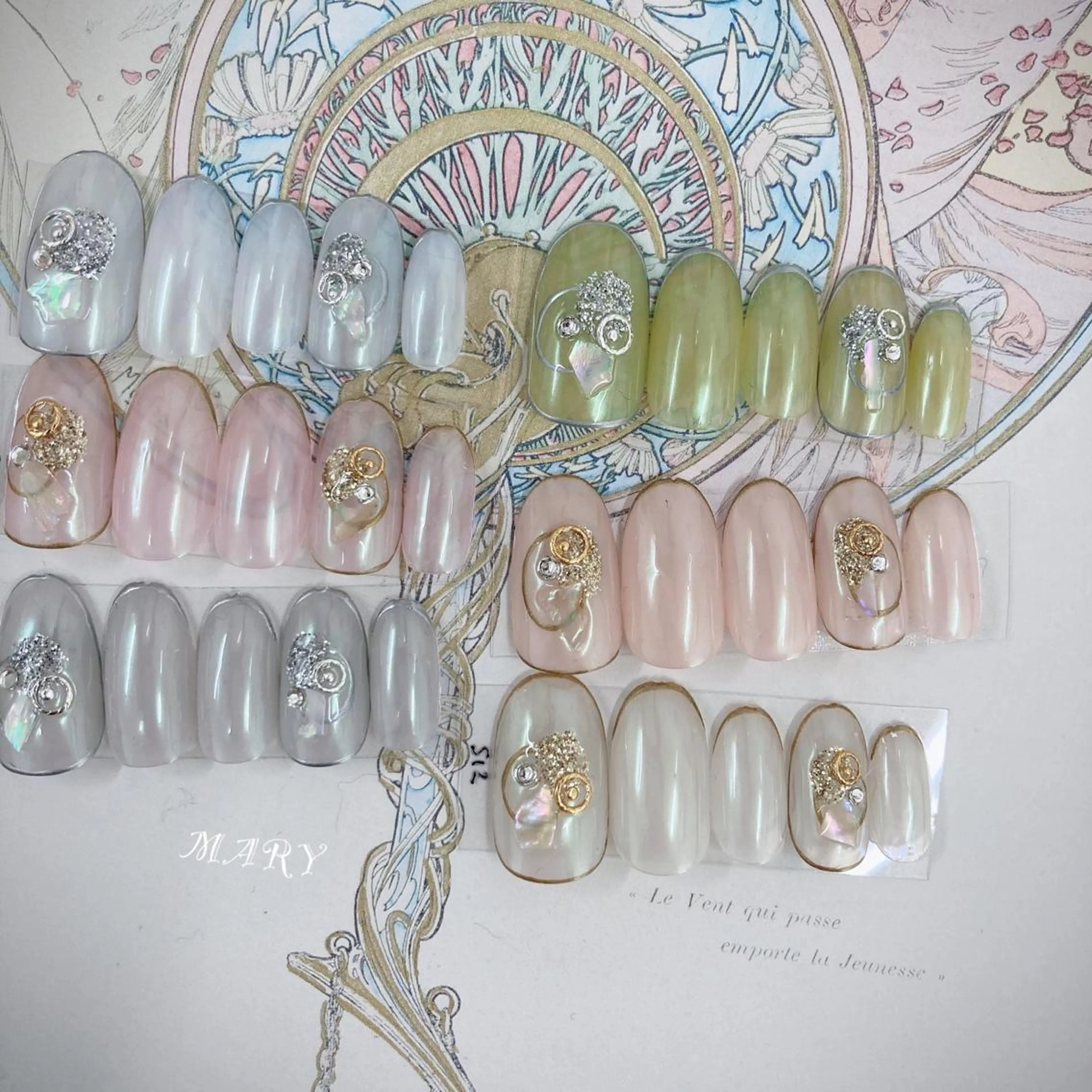 ネイル オーロラネイル ニュアンスネイル ワンカラーネイル パステルネイル 春ネイル ハンドネイル Mary nail所属・Mary nail .narumiのネイルデザイン